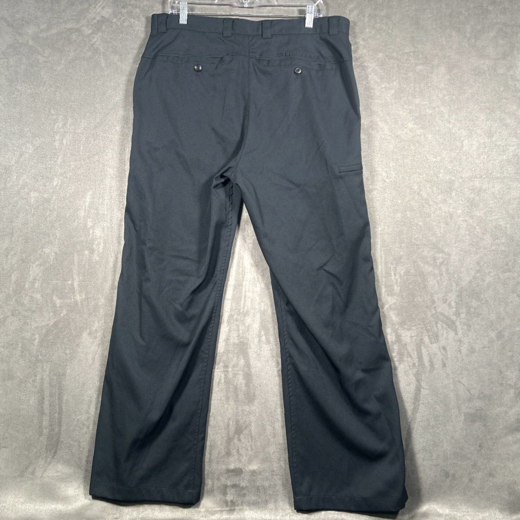 Under Armour Under Armour Performance Mens Pants 36X30 Black Stretch Zip Side Cargo Pocket Size US 36 / EU 52 - 7 Thumbnail