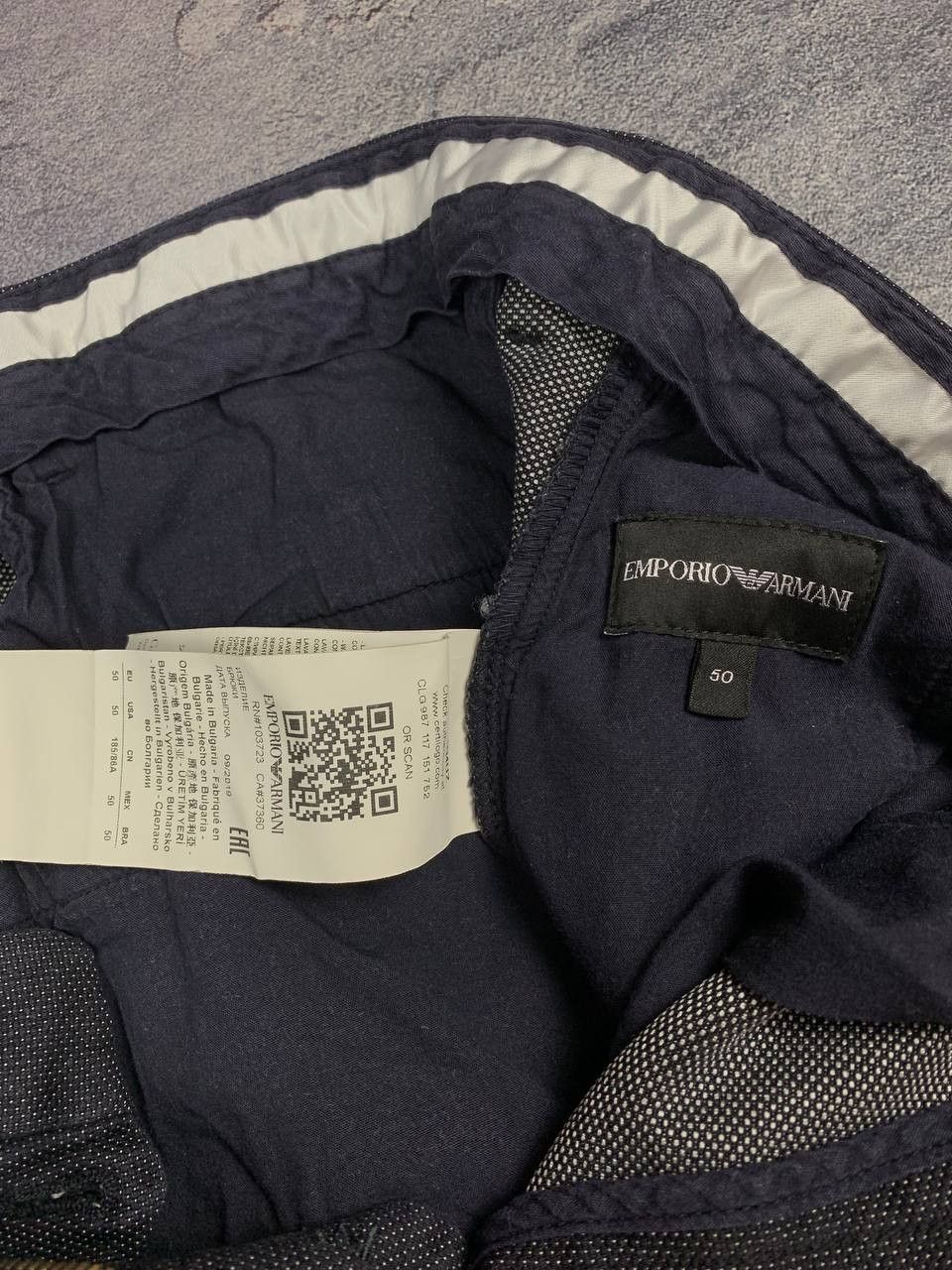Emporio Armani Emporio Armani Pants Size 50 Dark Blue Trousers Bulgaria Size US 34 / EU 50 - 11 Thumbnail