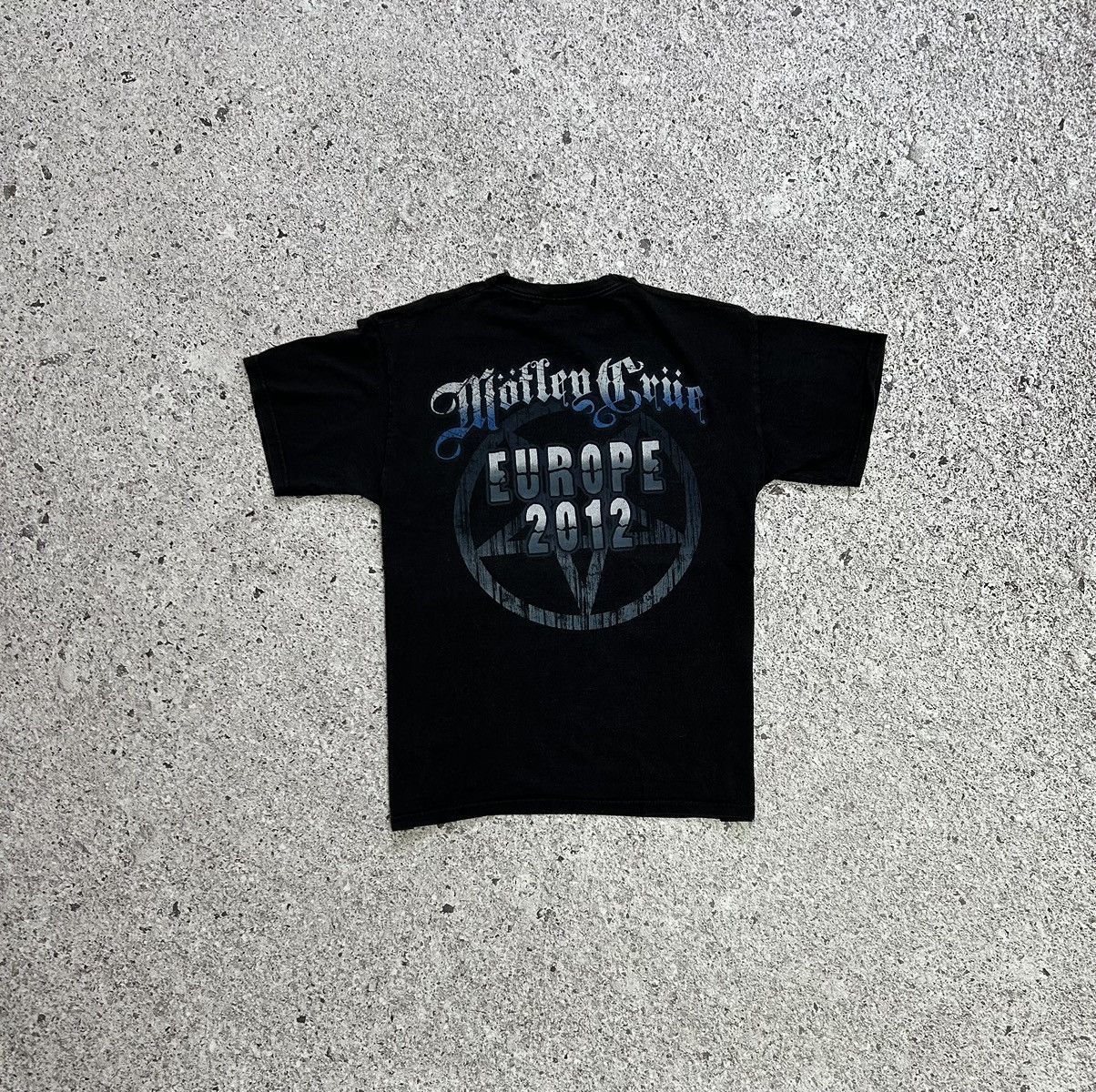Band Tees × Vintage Vintage Motley Crue Europe Rock Band Promo Tour 2012 T-Shirt Size US M / EU 48-50 / 2 - 6 Thumbnail