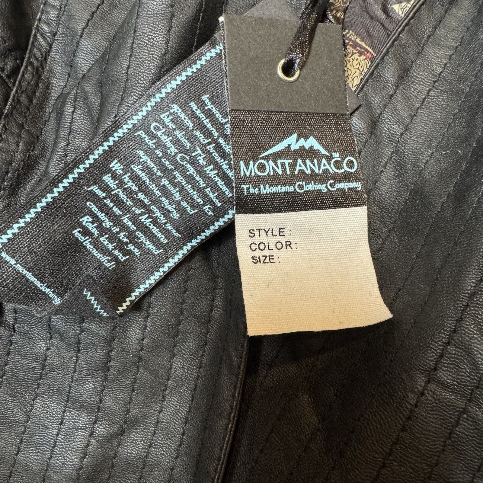 Other MontanaCo Faux Black Leather Hooded Jacket Buckle Women’s M Size M / US 6-8 / IT 42-44 - 3 Thumbnail