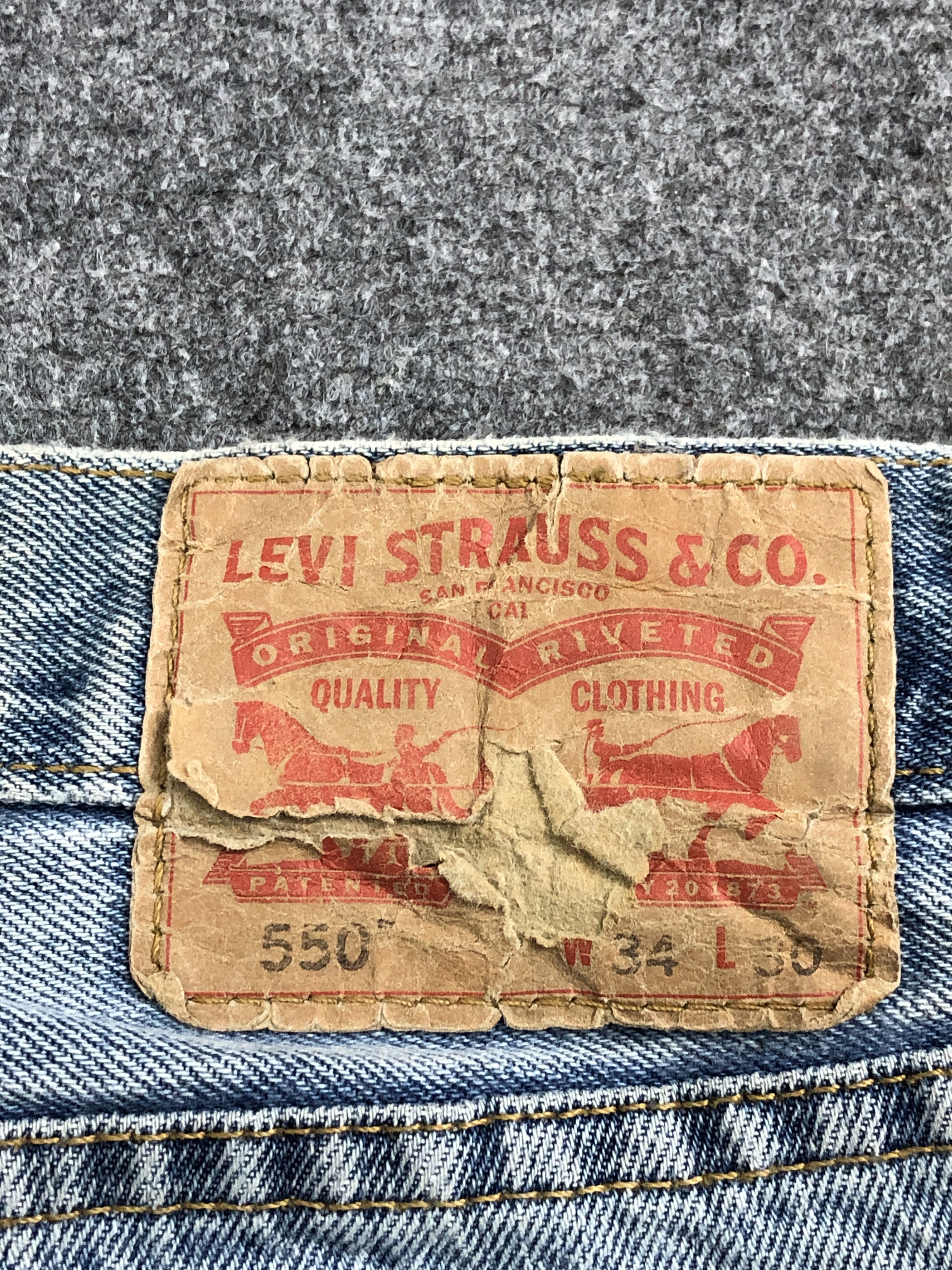 Levi's Lighwash Vintage Levis 550 Jeans DP2523 Size US 32 / EU 48 - 5 Thumbnail