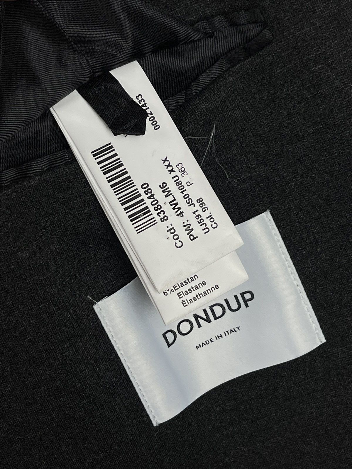 Dondup Dondup Dark Grey Italian Sport Blazer Jacket Men’s Size 50 Size 50S - 13 Thumbnail