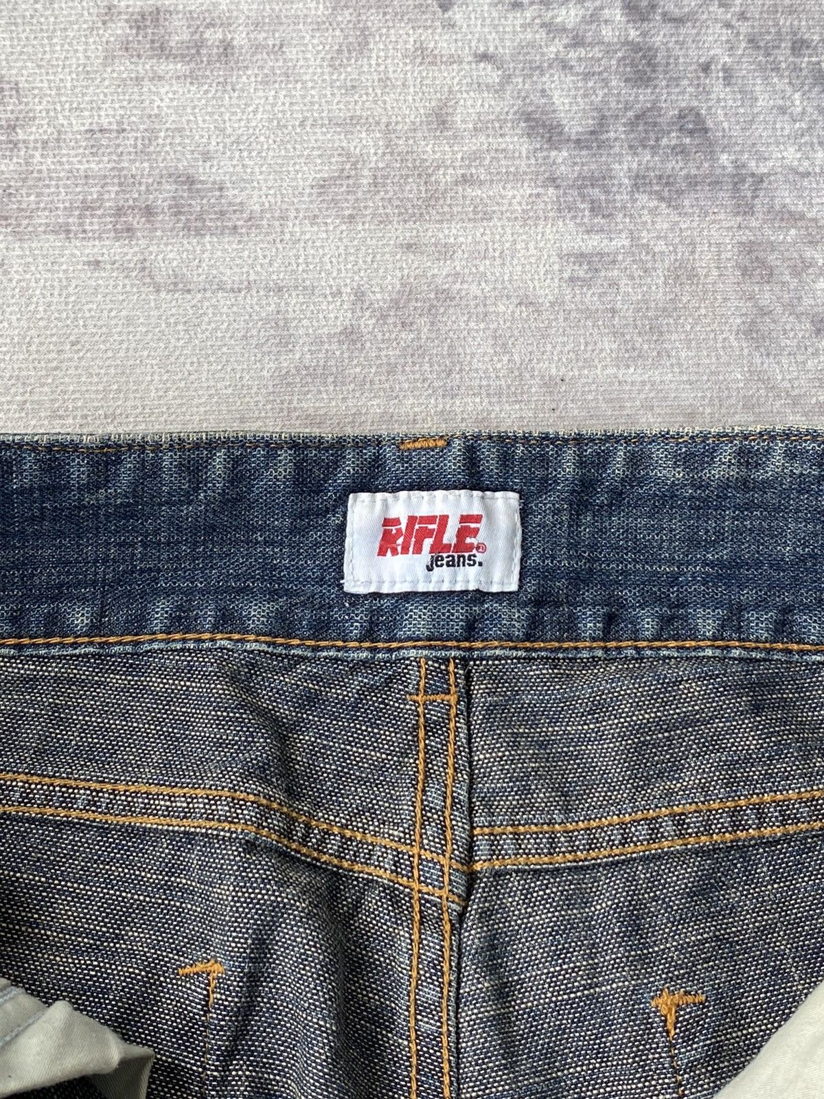 Japanese Brand Vintage Rifle Jeans Distressed Flared Denim Size US 31 - 11 Thumbnail