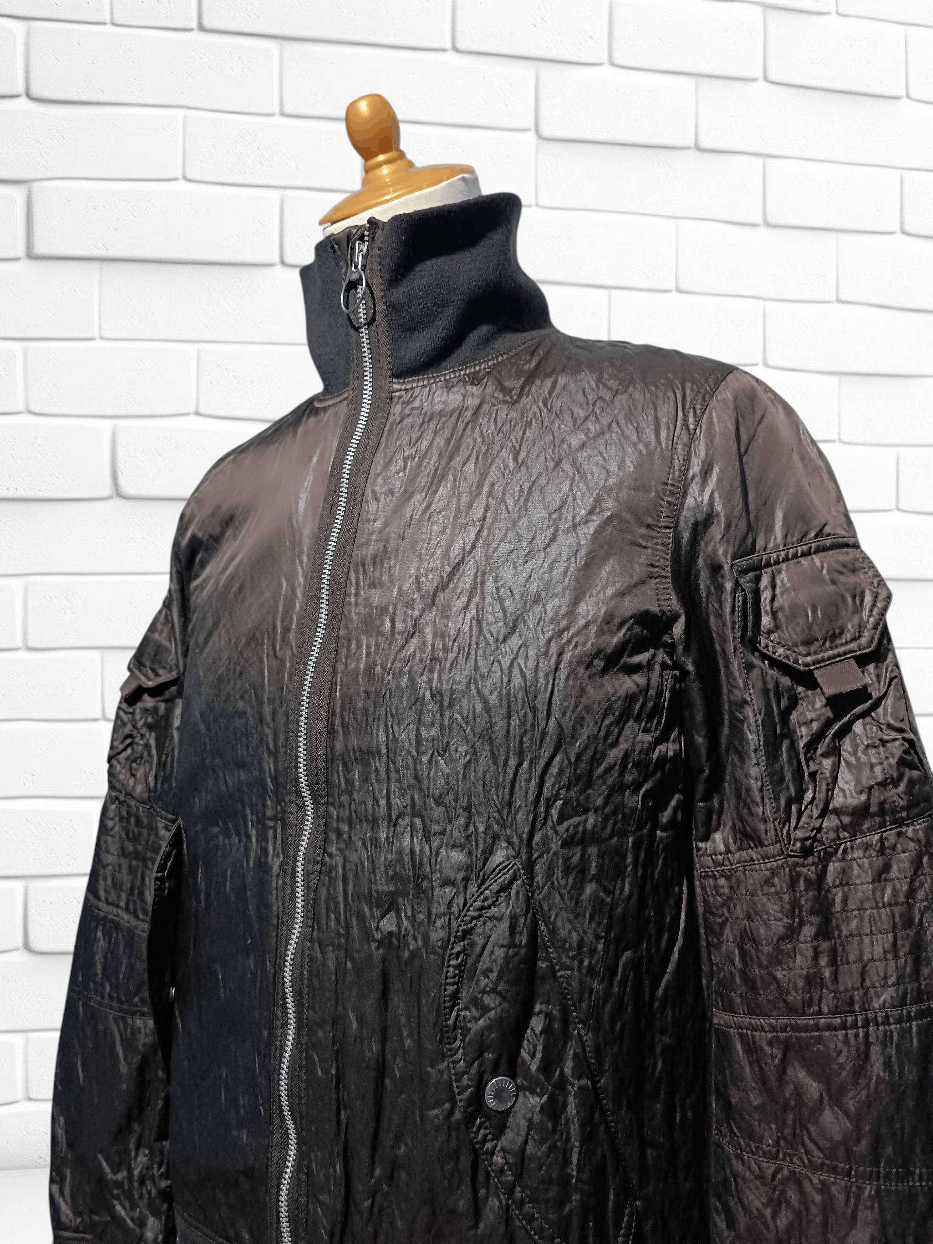 Japanese Brand Limited Edition "Man Of The Moon" Vintage Jacket Crinkle Size US M / EU 48-50 / 2 - 3 Thumbnail