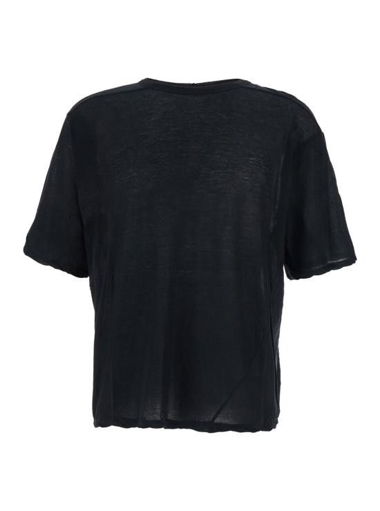 RICK OWENS Men Tops RU02E1232UC09 Black