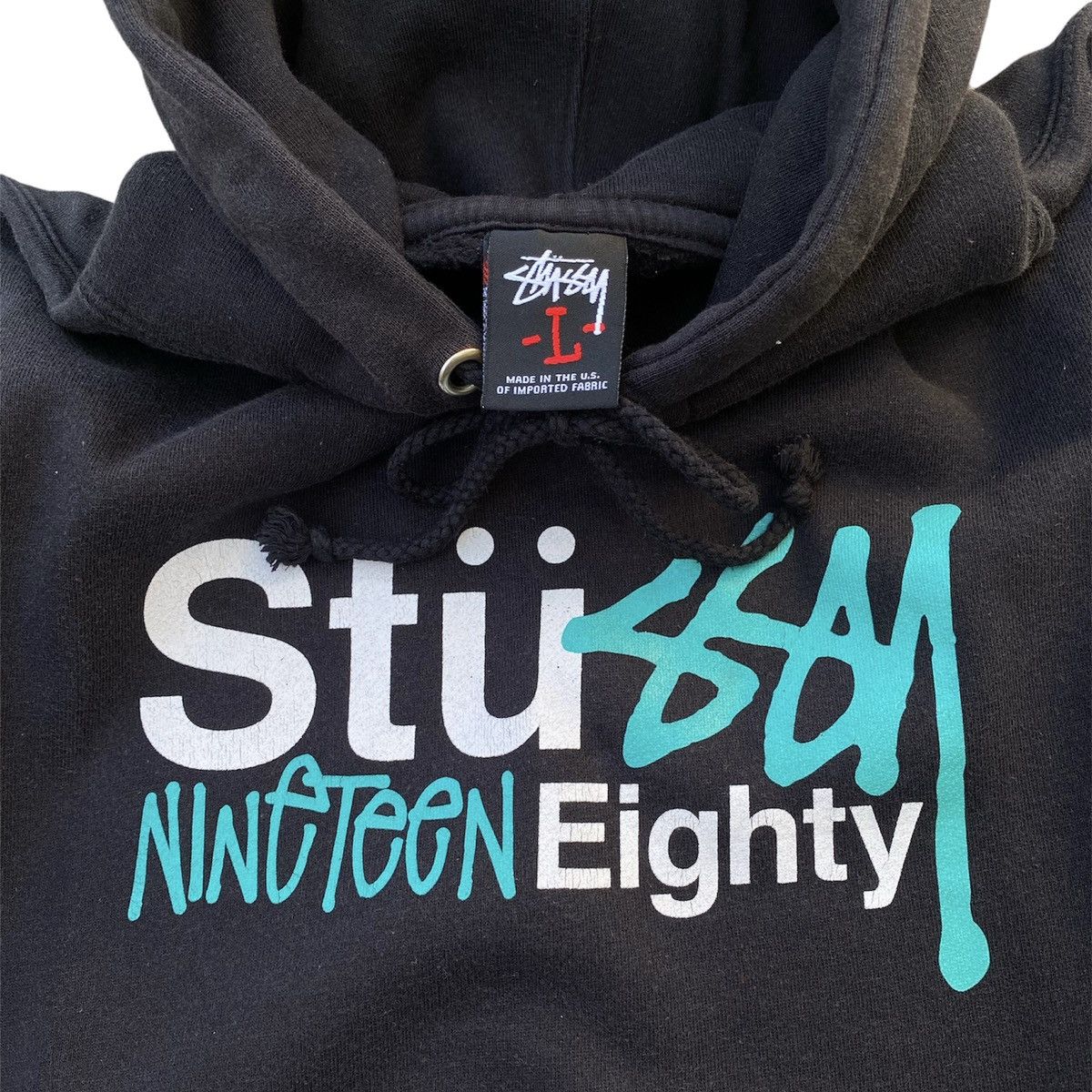 Stussy × Vintage Stussy 1980 Hoodie Size US L / EU 52-54 / 3 - 6 Thumbnail