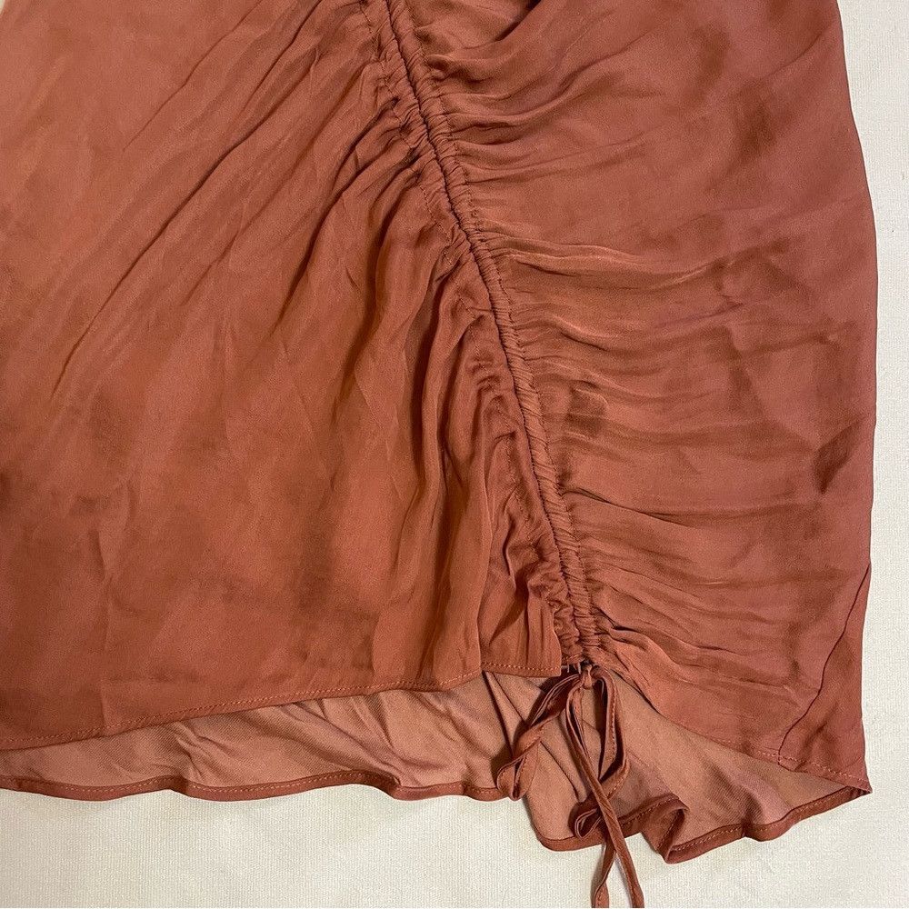 Free People NWT New Free People Be My Ruched Wind Blush Slip Dress Size Size L / US 10 / IT 46 - 7 Thumbnail