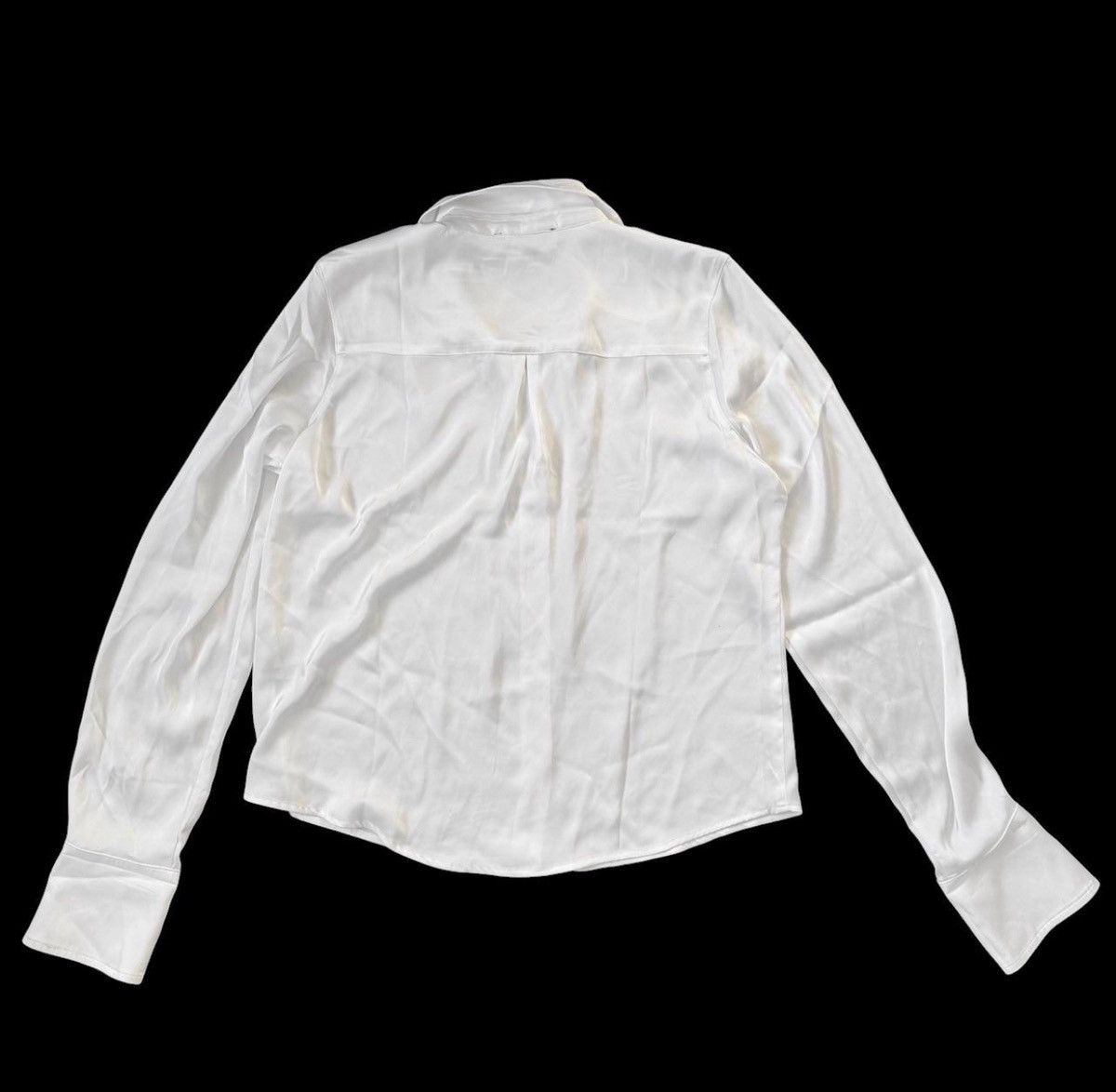 Other NVLT white button-up satin blouse size L Size L / US 10 / IT 46 - 3 Thumbnail