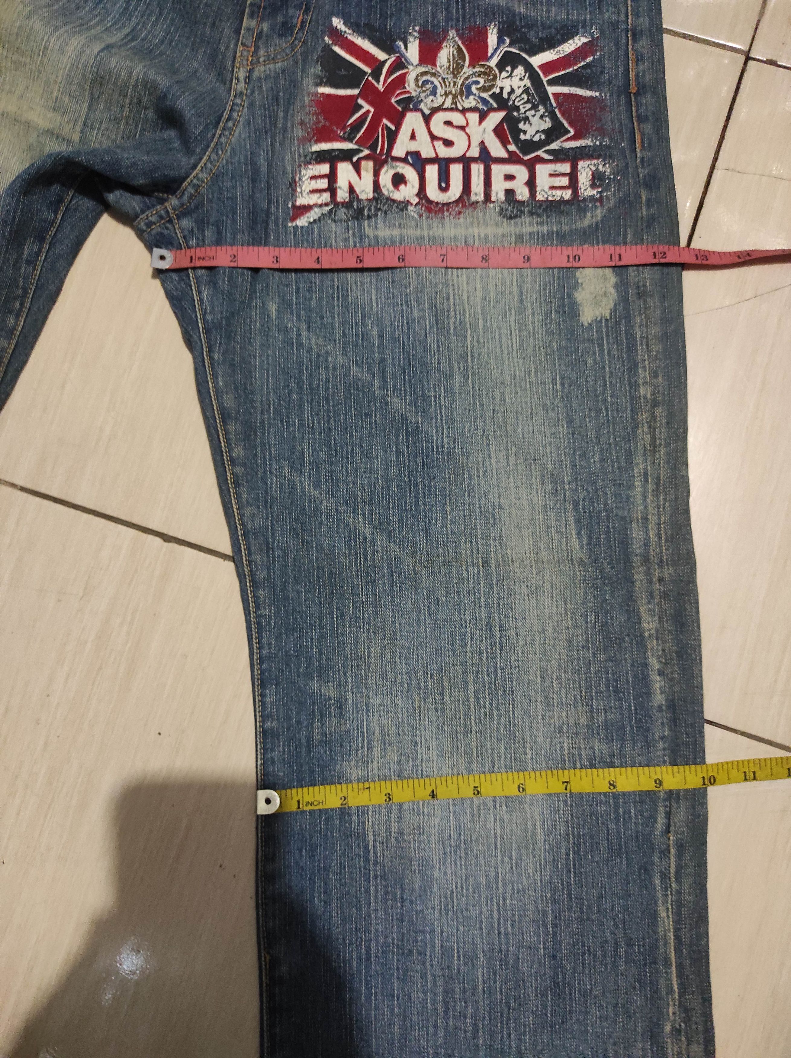 Le Grande Bleu (L.G.B.) ASK London Flag Denim Jeans Size US 30 / EU 46 - 13 Thumbnail