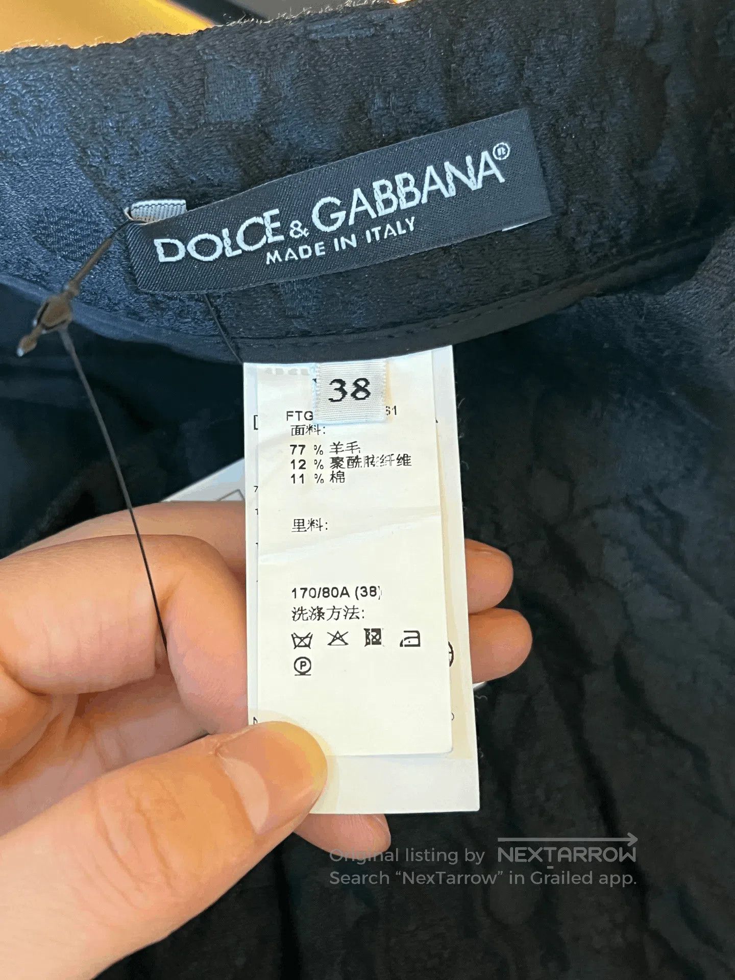 Dolce & Gabbana D&G Diamond Buckle Shorts. Size 37" - 4 Thumbnail