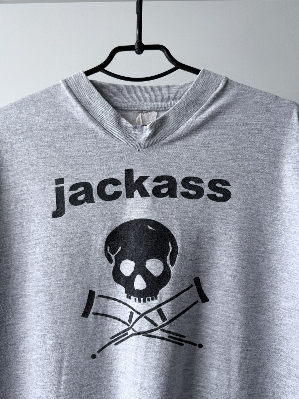 Mtv Vintage 00s Jackass MTV Show Movie Skull T-Shirt Tee Size US L / EU 52-54 / 3 - 2 Thumbnail