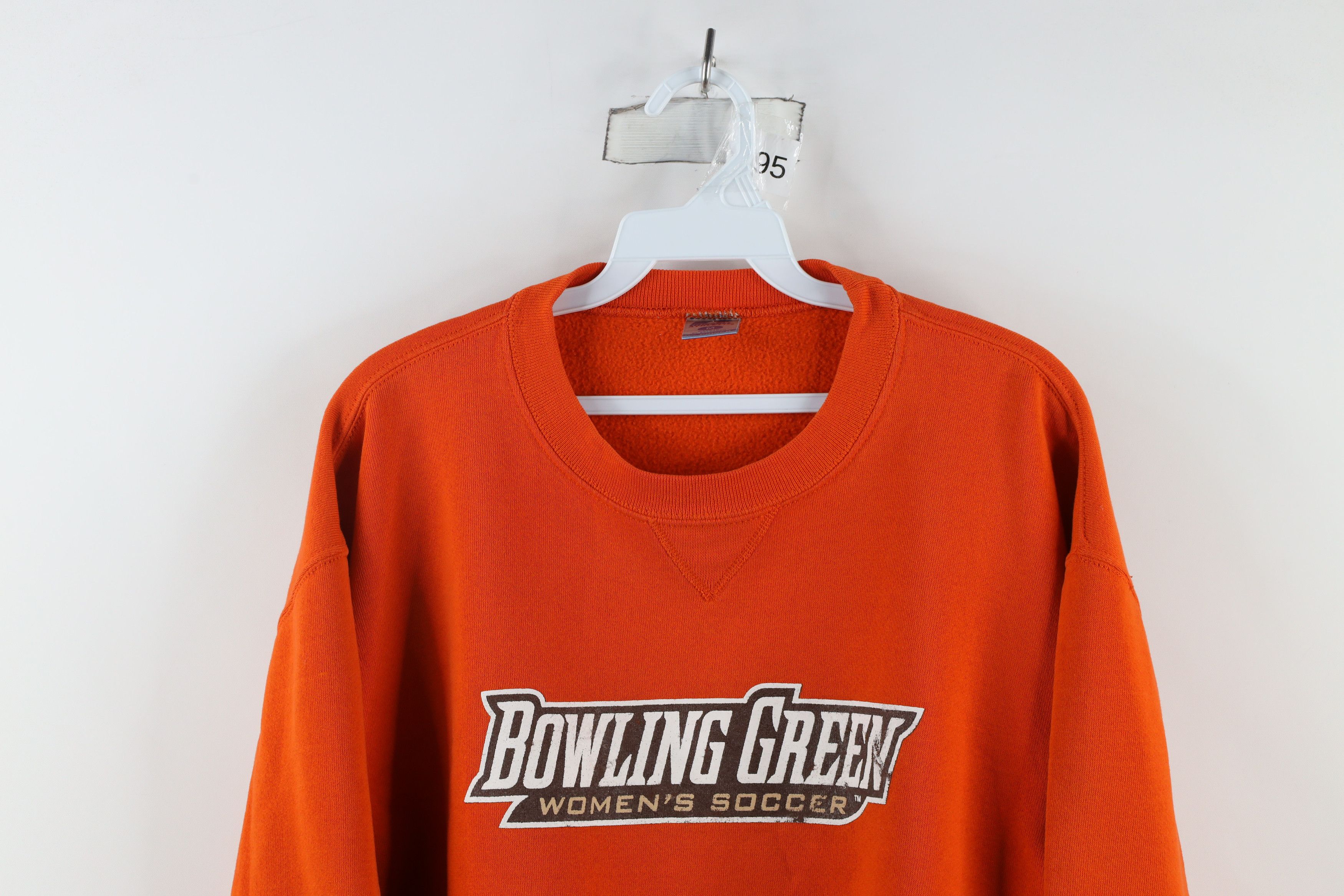 Vintage Vintage Green State University Soccer Sweatshirt Orange Size M / US 6-8 / IT 42-44 - 2 Thumbnail