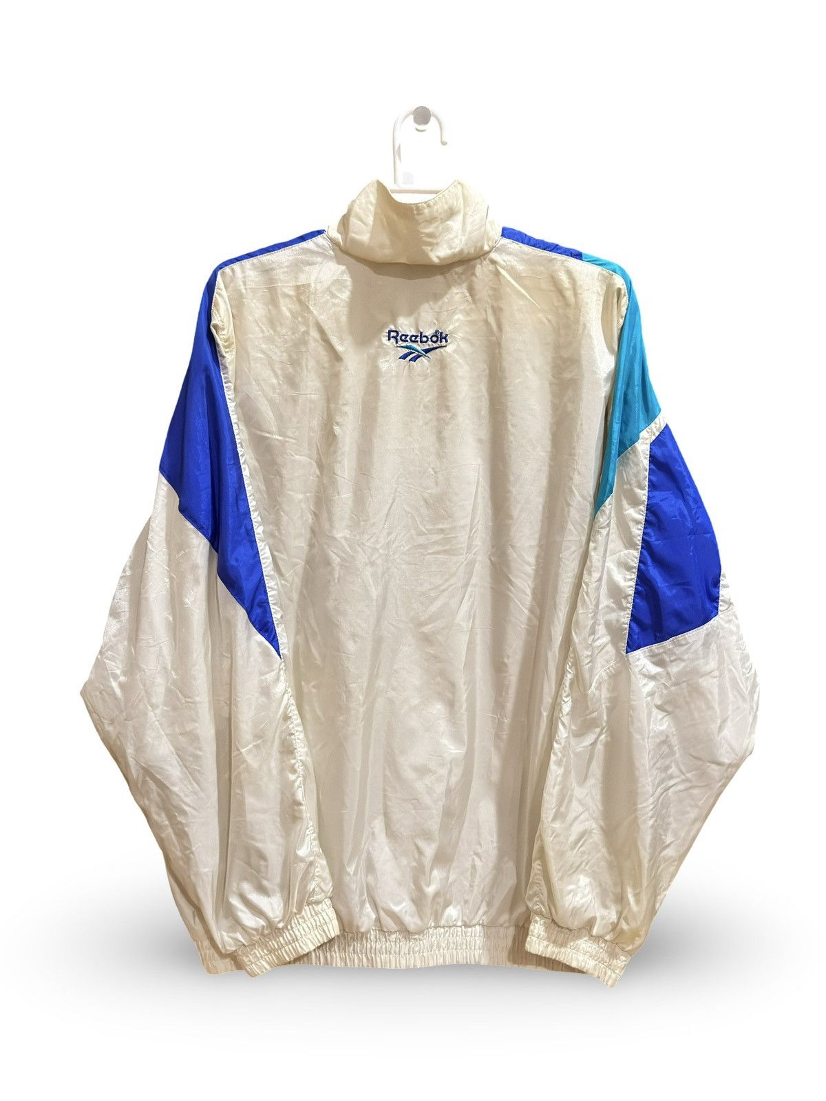 Reebok Reebok Vintage Windbreaker Jacket – Rare Retro 90s Size US M / EU 48-50 / 2 - 2 Thumbnail