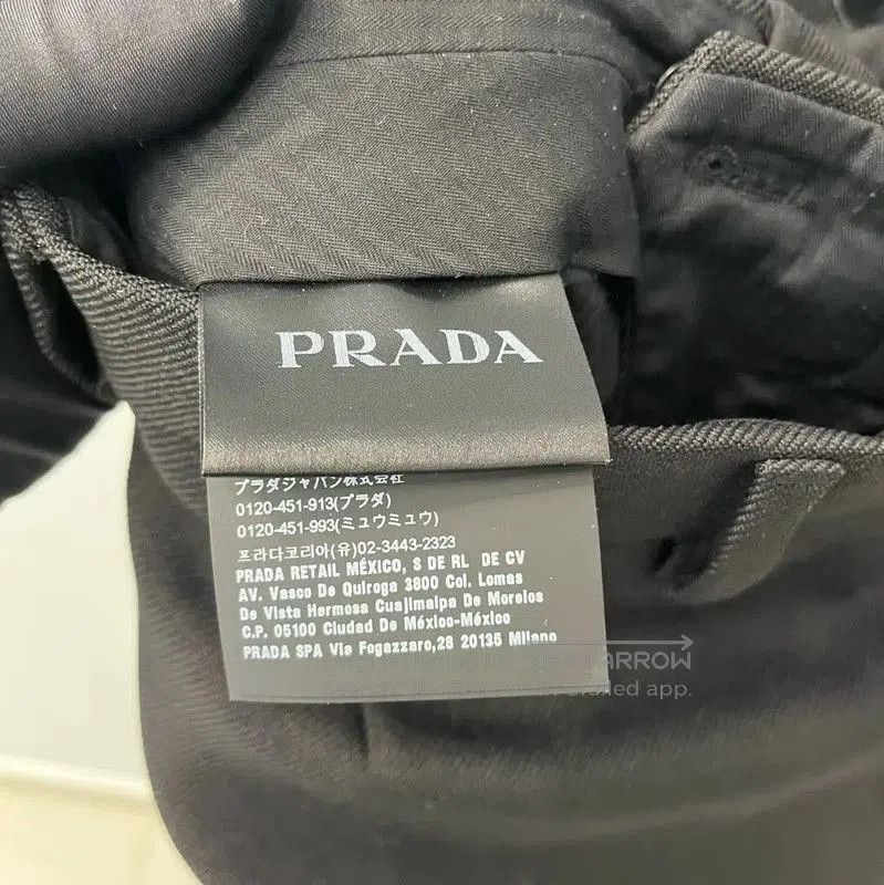 Prada Prada Black Polyester Casual Pants. Size US 26 / EU 42 - 4 Thumbnail
