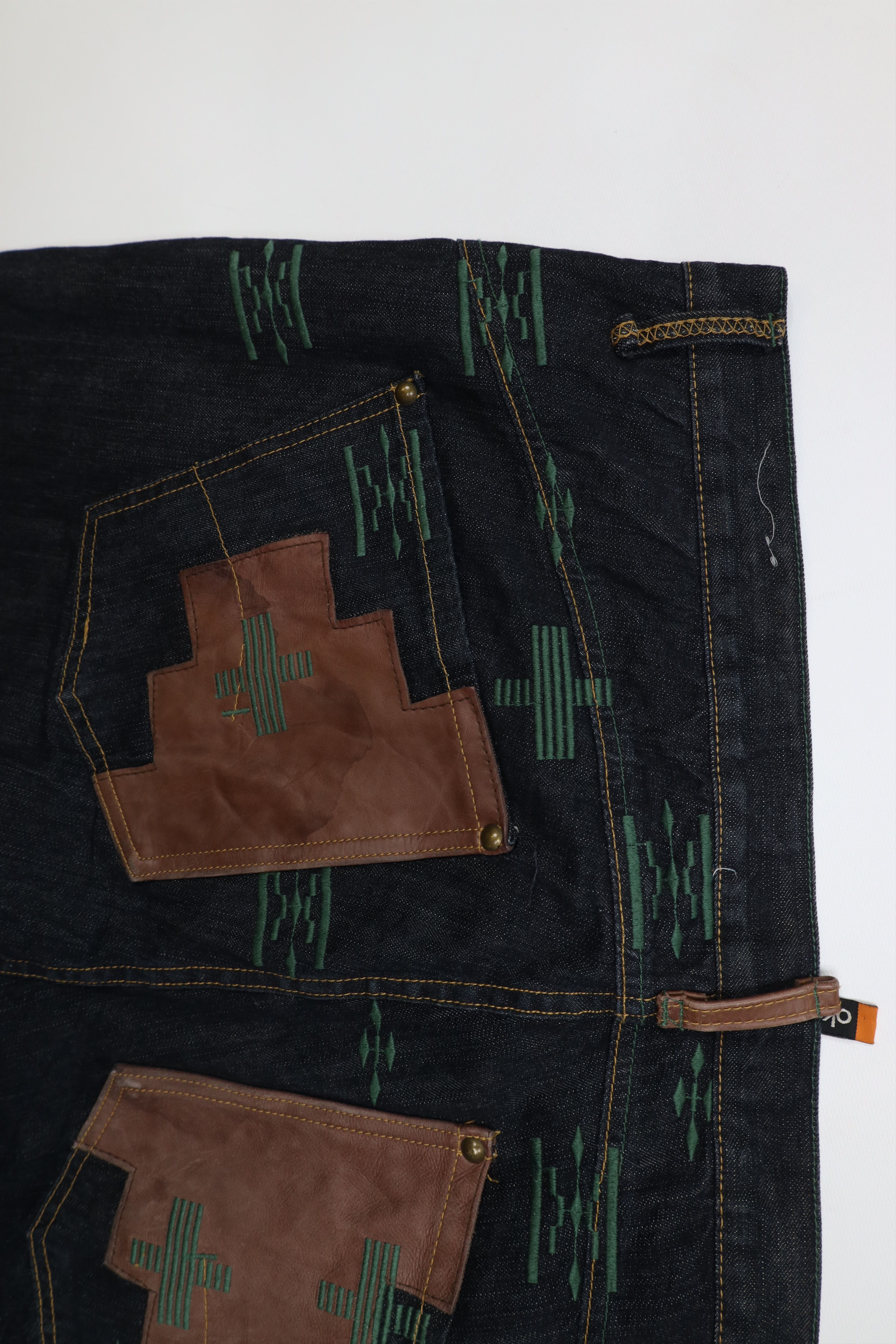 Vintage Vintage Y2K Streetwear Southwestern Baggy Wide Leg Jeans Size US 42 / EU 58 - 16 Thumbnail