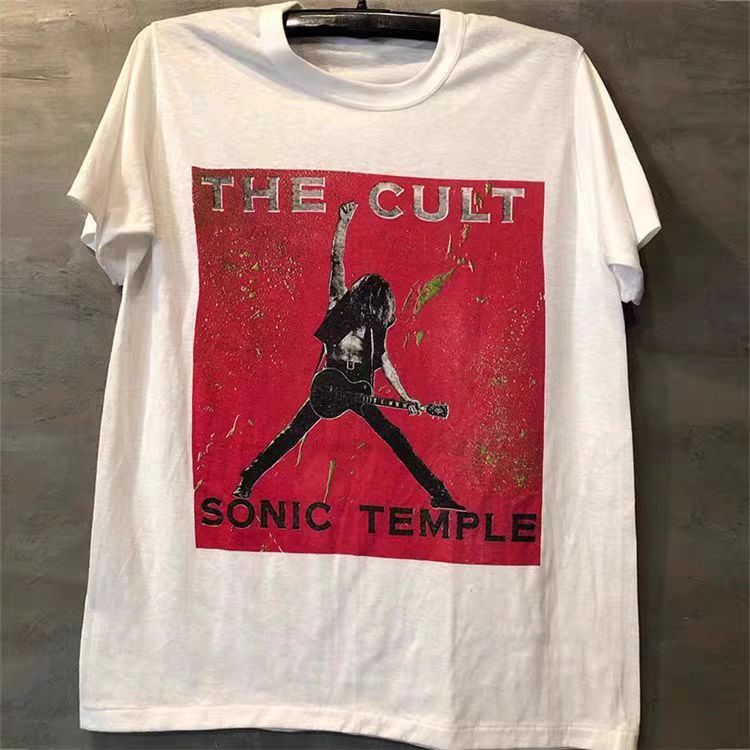 Japanese Brand × Vintage White casual retro metal band print t-shirt Size US M / EU 48-50 / 2 - 1 Thumbnail