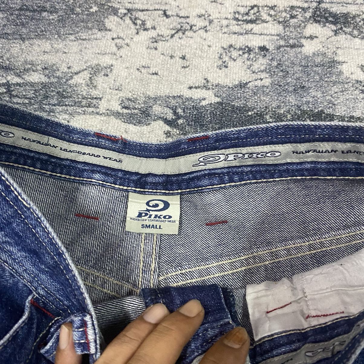 Other Vintage Piko Surf Brand Baggy Denim Carpenter Pants Size US 30 / EU 46 - 6 Thumbnail