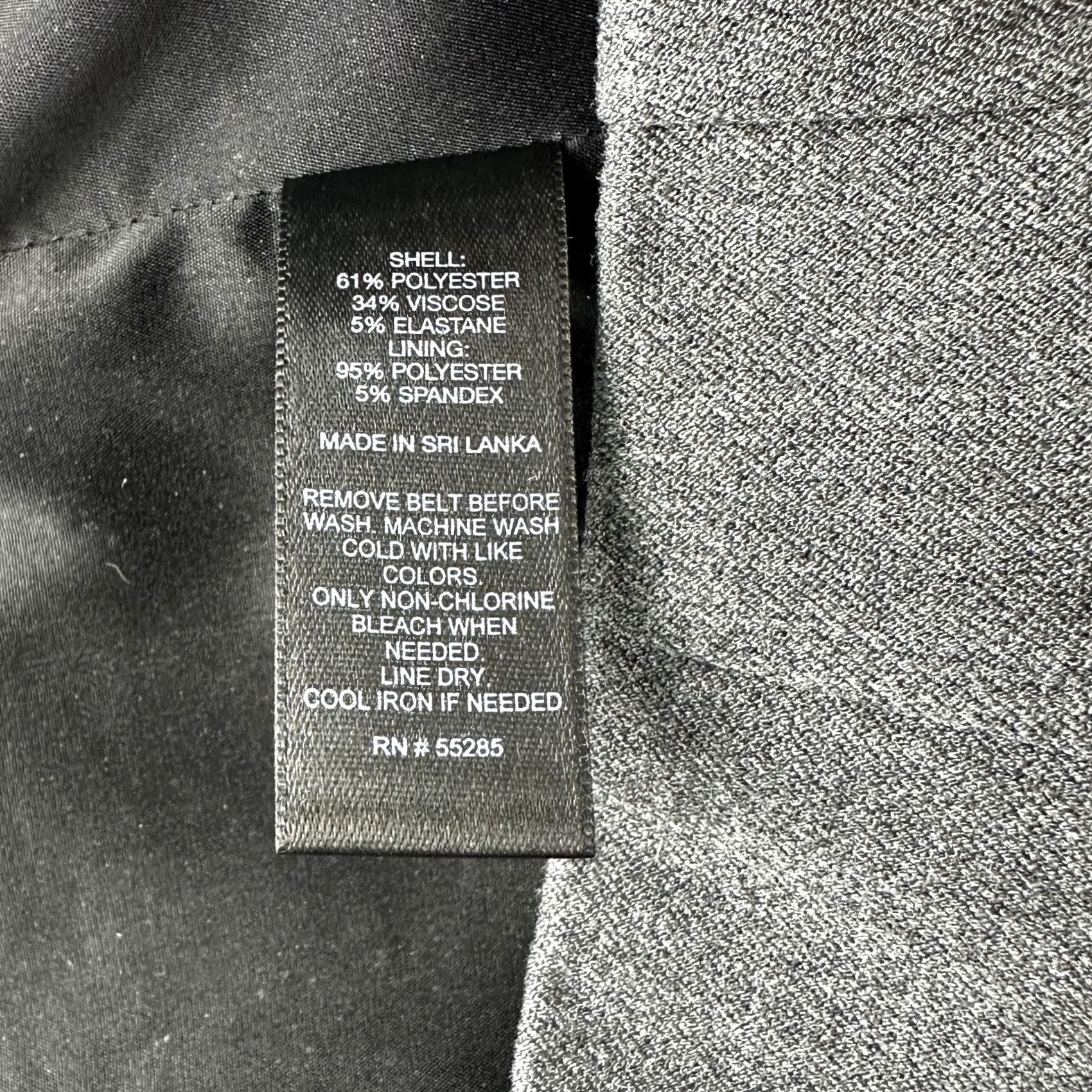 Express Express Womens Skirt Gray Pencil Size 4 Stretch Lined Side Zip Career Size 27" / US 4 / IT 40 - 5 Thumbnail