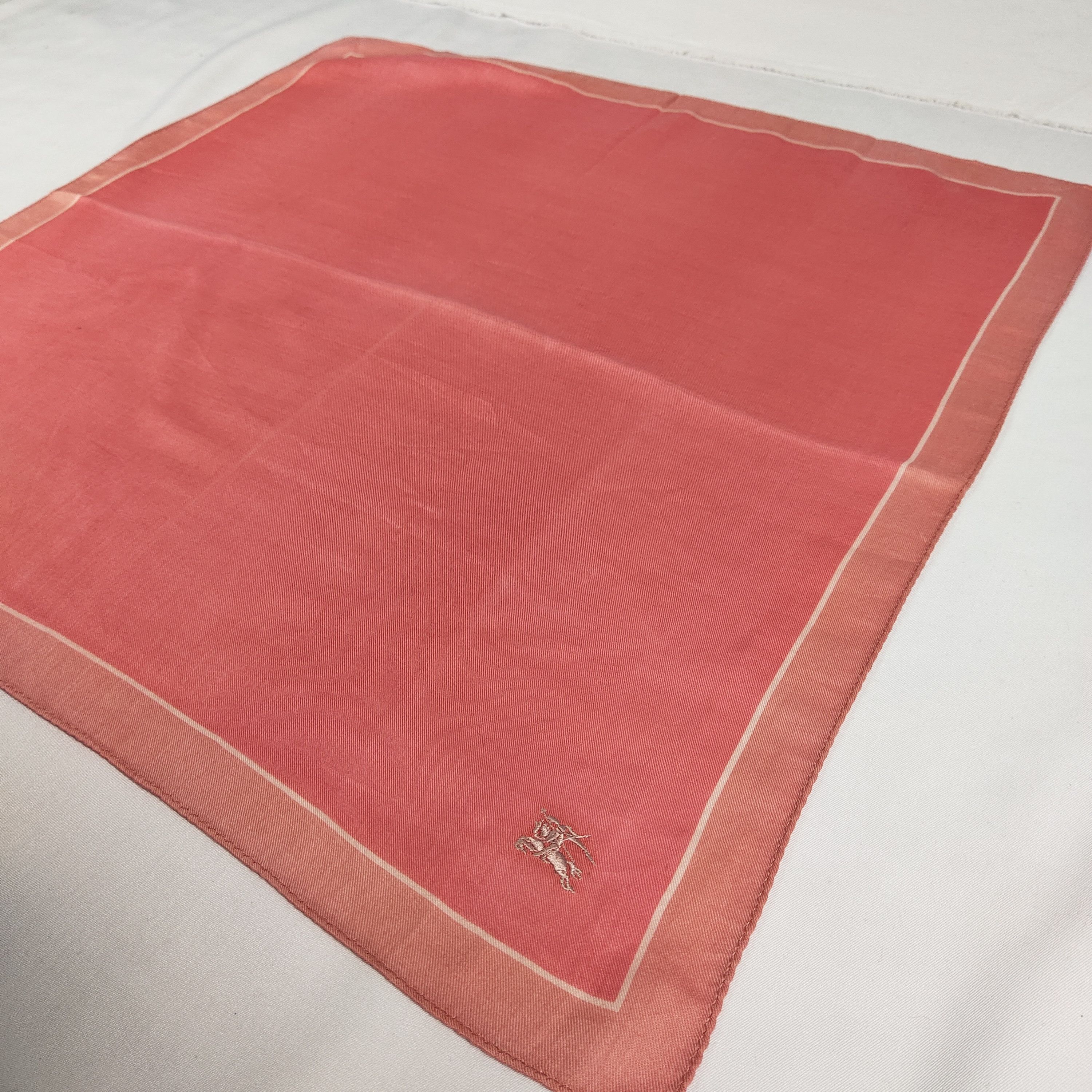 Burberry × Vintage Burberry Handkerchief / Neckerchief / Bandana FZ117 Size ONE SIZE - 4 Thumbnail