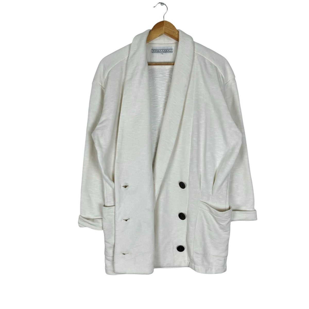 Norma Kamali ❄️NORMA KAMALI DOUBLE BREATED BUTTON JACKET Size M / US 6-8 / IT 42-44 - 6 Thumbnail