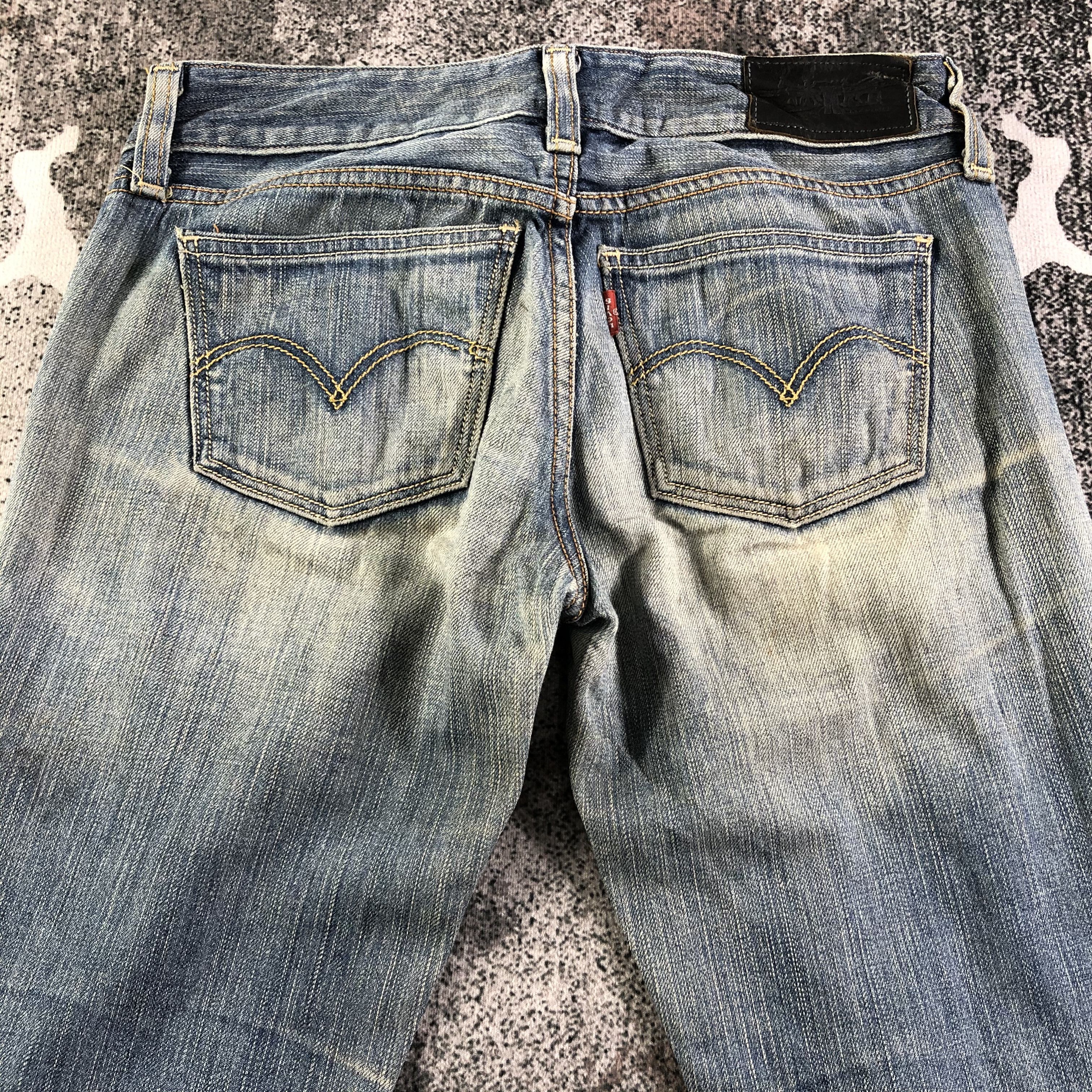 Levi's Vintage Levis 596 Jeans Flare Denim KJ2213 Size US 29 - 4 Thumbnail