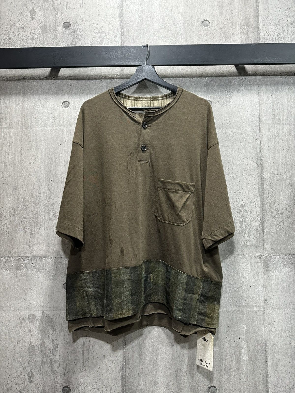 Ziggy Chen SS24 Henley Pocket Layered Tee Size US S / EU 44-46 / 1 - 1 Thumbnail