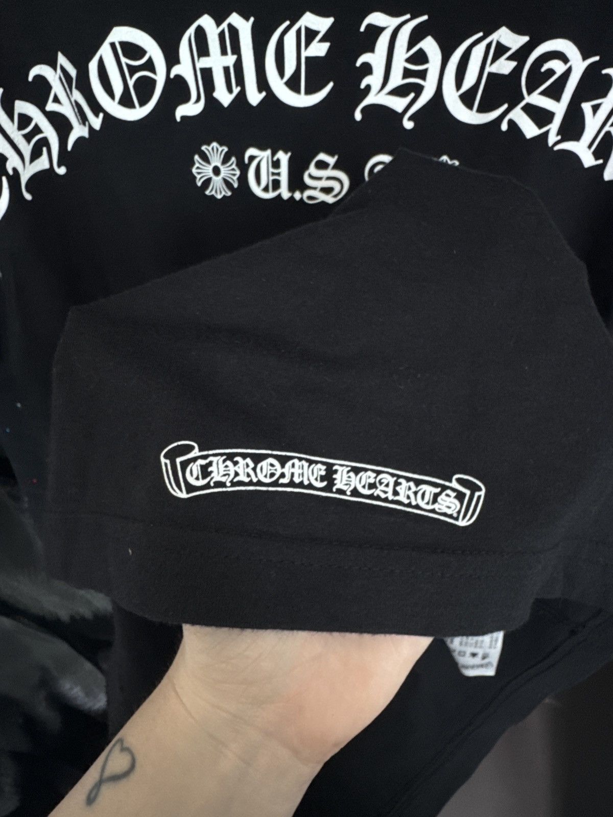 chrome hearts logo t-shirt