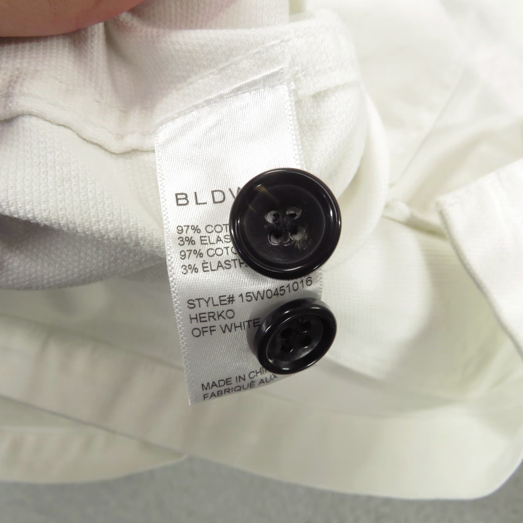 Vintage BLDWN Jacket Mens Medium White Denim Chore Utility Shacket Coat 90s Vintage USA Designer Classic Shacket Casual Workwear Size US M / EU 48-50 / 2 - 7 Thumbnail