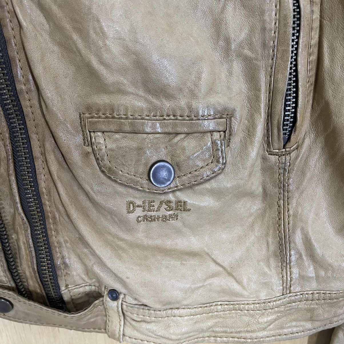 Diesel Diesel Double Zipper Leather Jacket Size Small Size US S / EU 44-46 / 1 - 7 Thumbnail