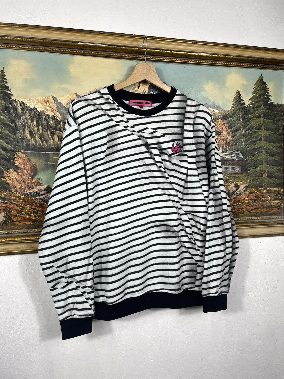 Alexander McQueen × Designer × MCQ Black White Alexander Mcqueen MCQ Crewneck Jumper Pull Size US XS / EU 42 / 0 - 3 Thumbnail