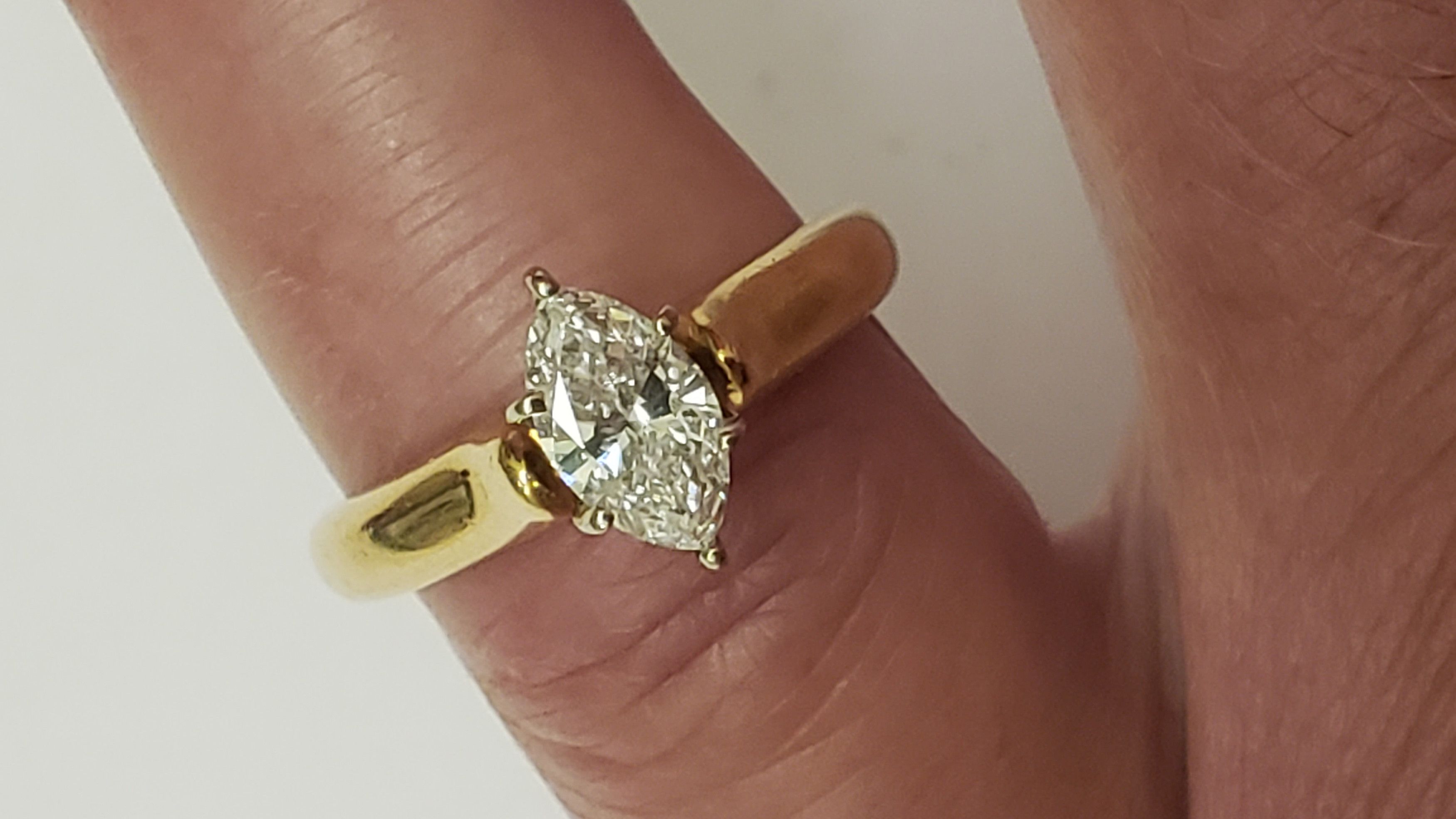 Other $6000 GIA Certified!14k Y/G.80ct Dia(E Color rare!) Ring Size ONE SIZE - 3 Thumbnail