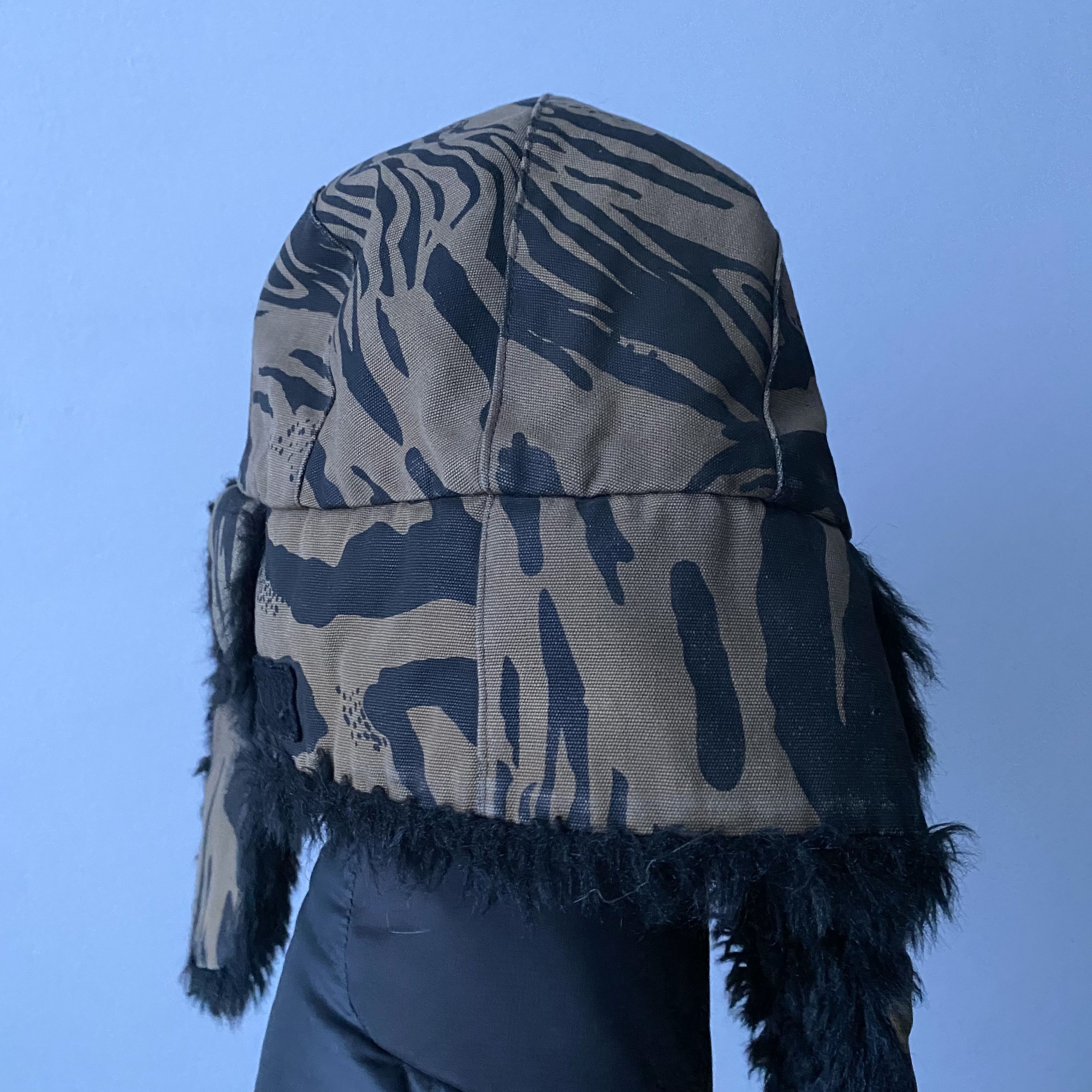 Quiksilver Trapper Surf Ushanka Faux Fur Hat Winter Camouflage Size ONE SIZE - 7 Thumbnail