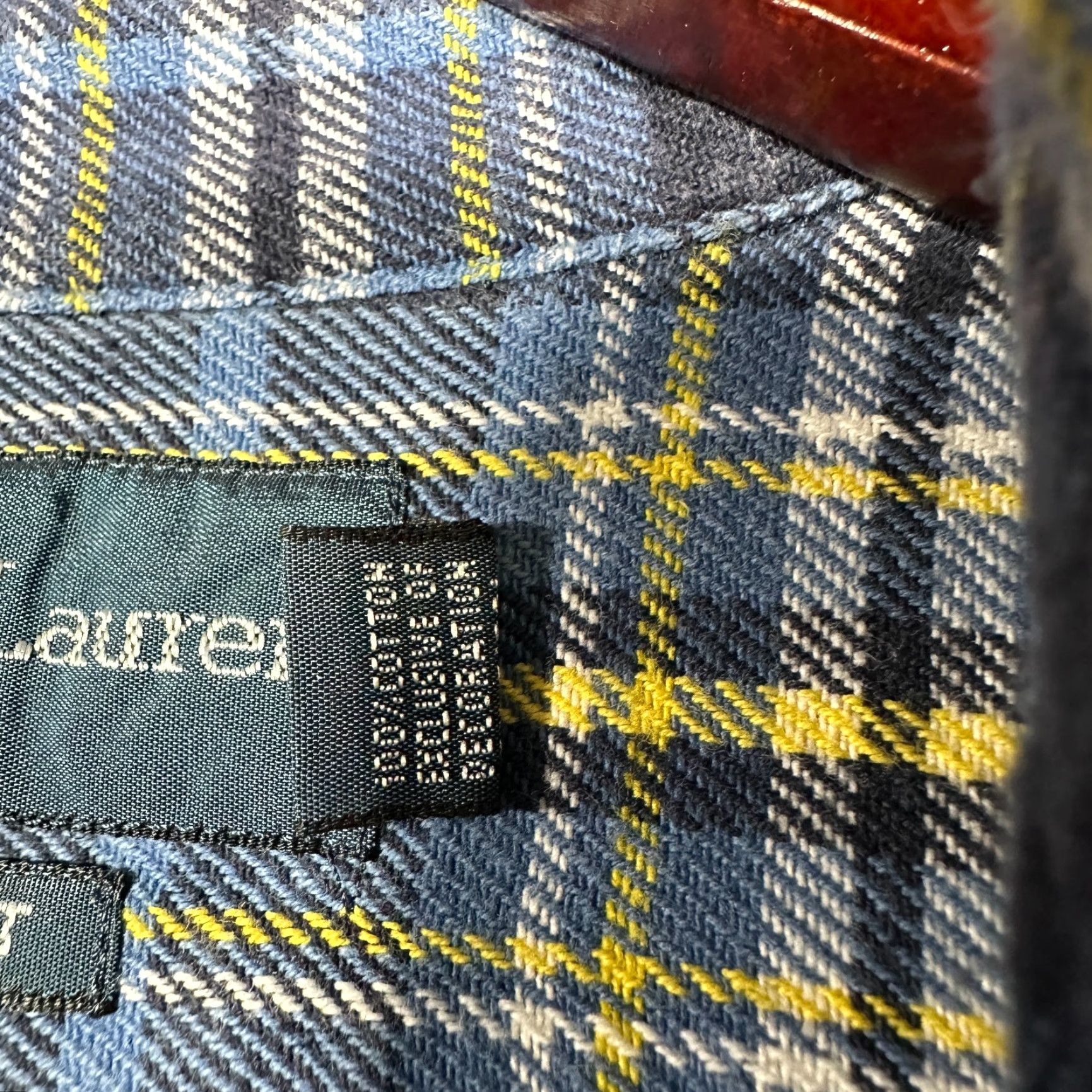 Ralph Lauren Ralph Lauren Shirt Mens XL Classic Fit Blue Plaid Cotton Flannel Button Down Size US XL / EU 56 / 4 - 7 Thumbnail
