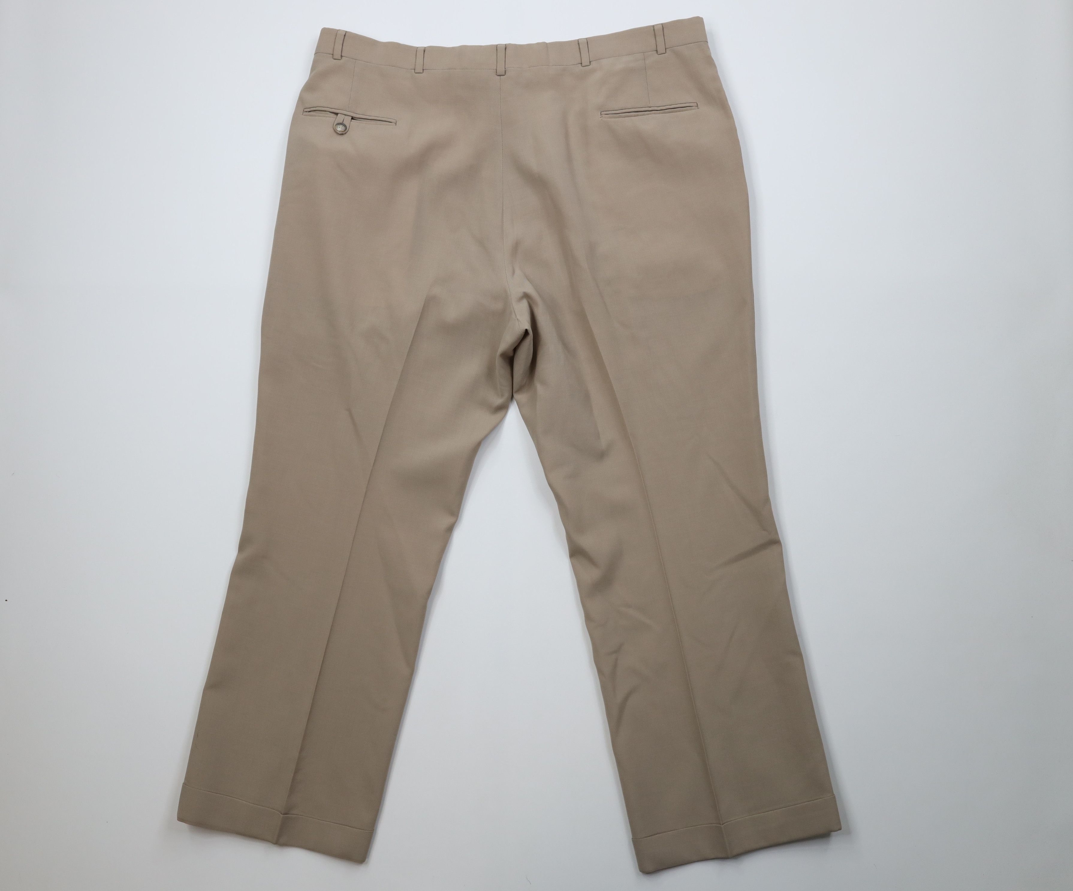 Lands' End Vintage 70s Lands End Blend Knit Wide Leg Chino Pants USA Size US 42 / EU 58 - 10 Thumbnail