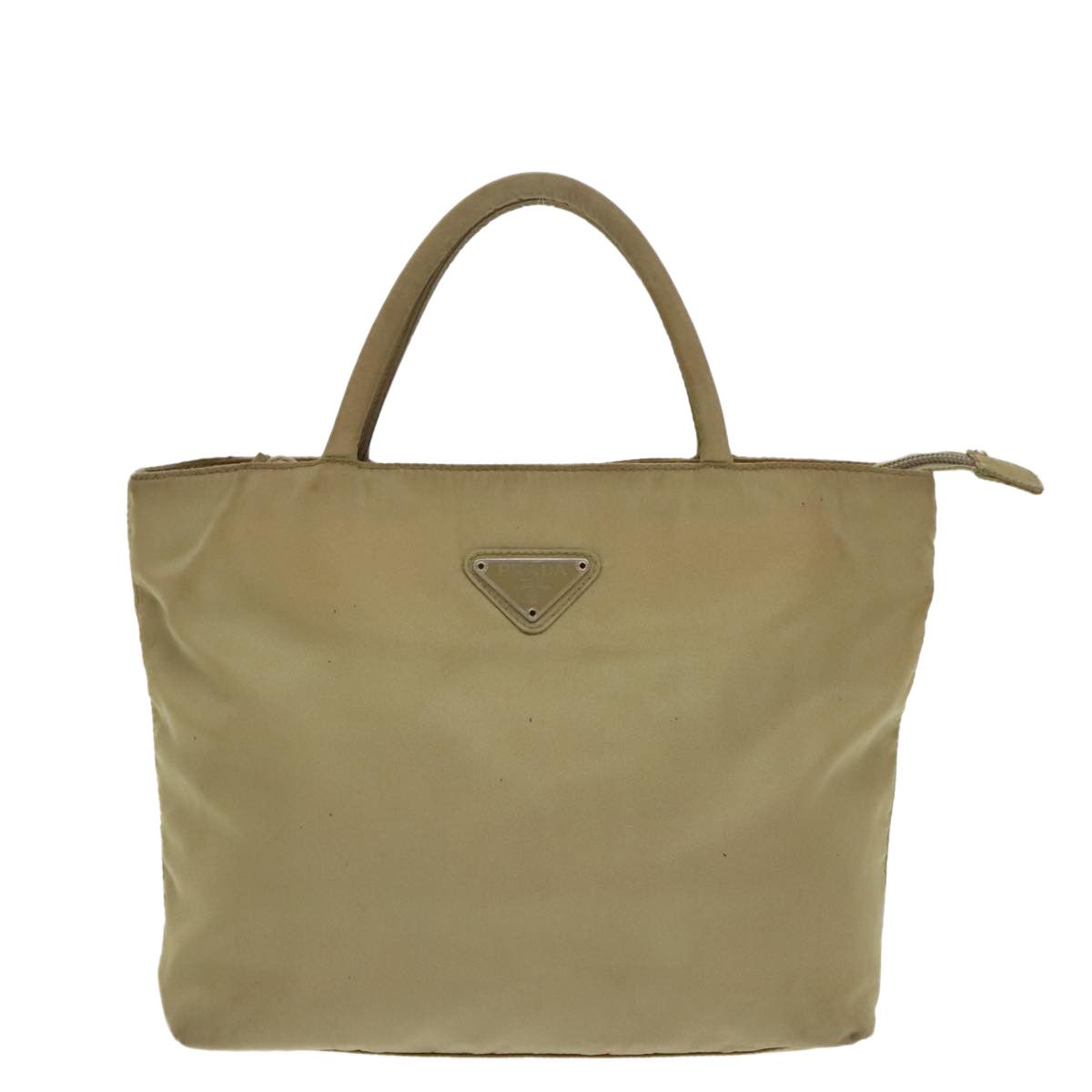 Prada Tessuto Beige Synthetic Tote Bag (Pre-Owned) Size ONE SIZE - 1 Thumbnail