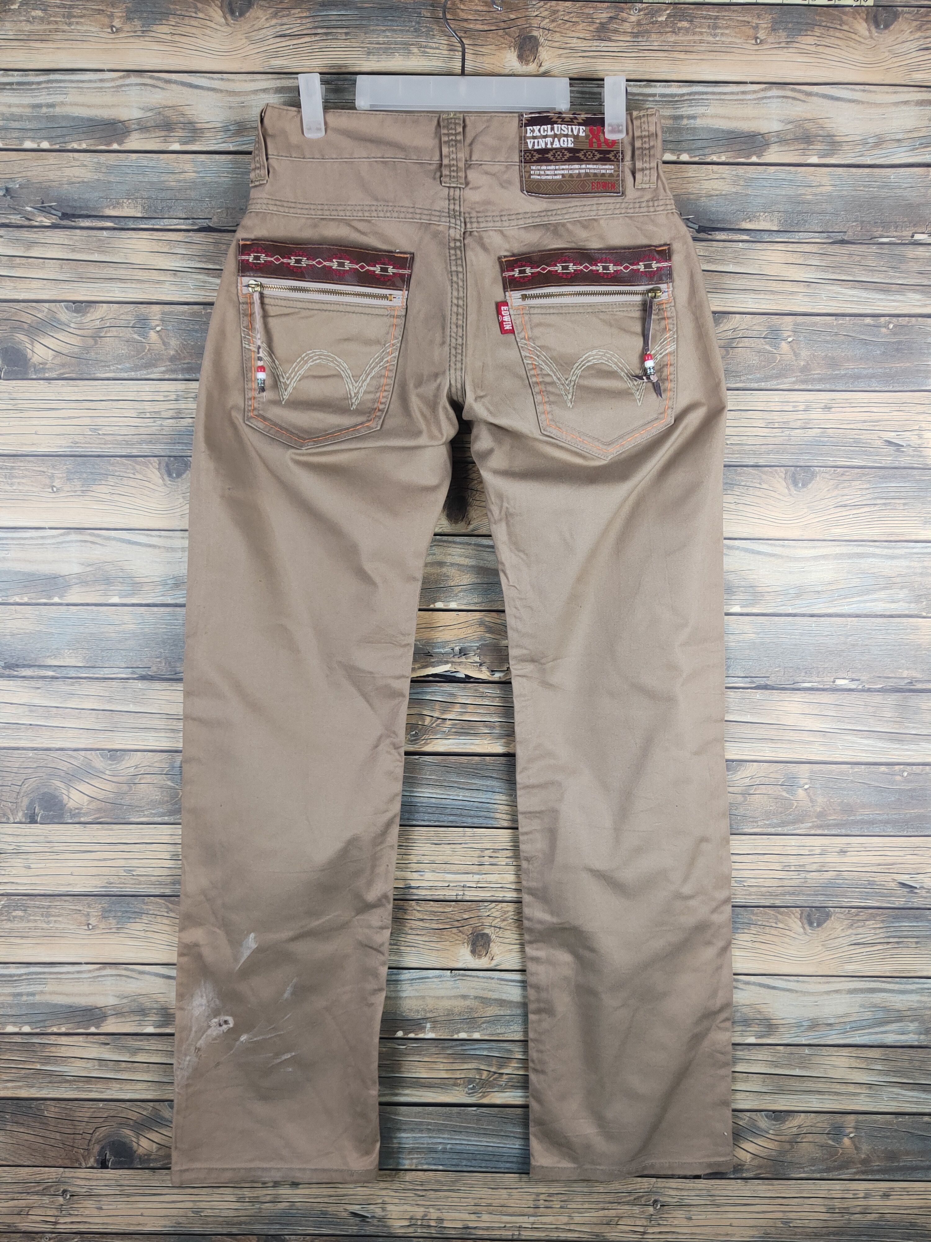 Edwin DL Edwin Beige Multipocket Casual Pants #46-243T Size US 28 / EU 44 - 7 Thumbnail