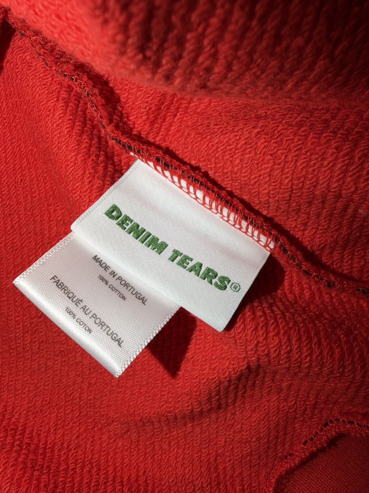 DENIM TEARS Denim Tears Plaid Cotton Wreath Zip Hoodie Red XL Size US XL / EU 56 / 4 - 5 Thumbnail