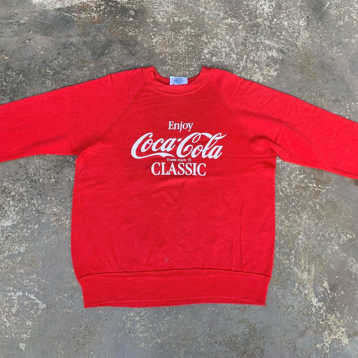 Coca Cola × Soffe × Vintage Vintage 90s Soffe Enjoy Coca Cola Classic Crewneck Size US M / EU 48-50 / 2 - 3 Thumbnail
