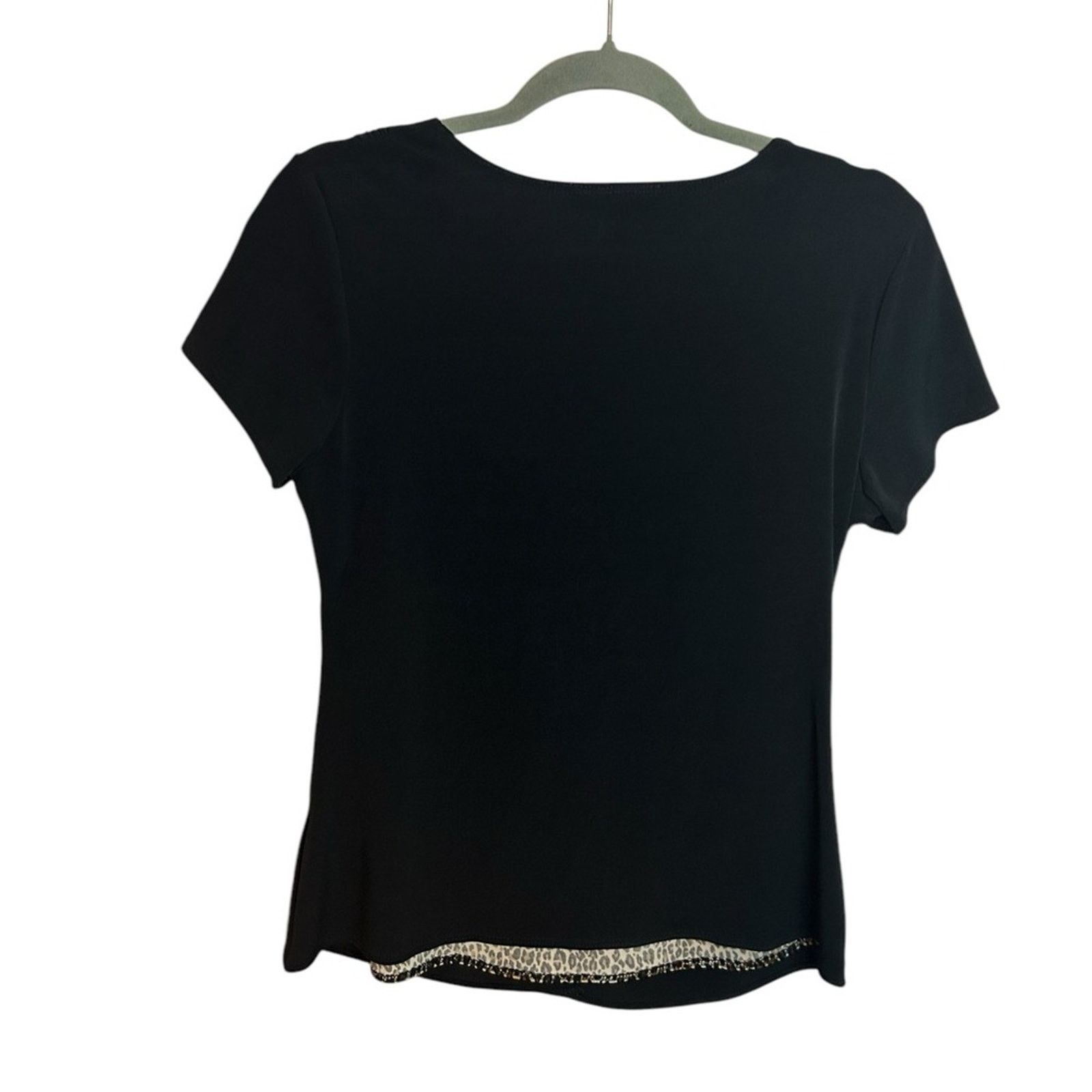 Other Notations Beaded Animal Print Y2K Top Size M / US 6-8 / IT 42-44 - 2 Thumbnail