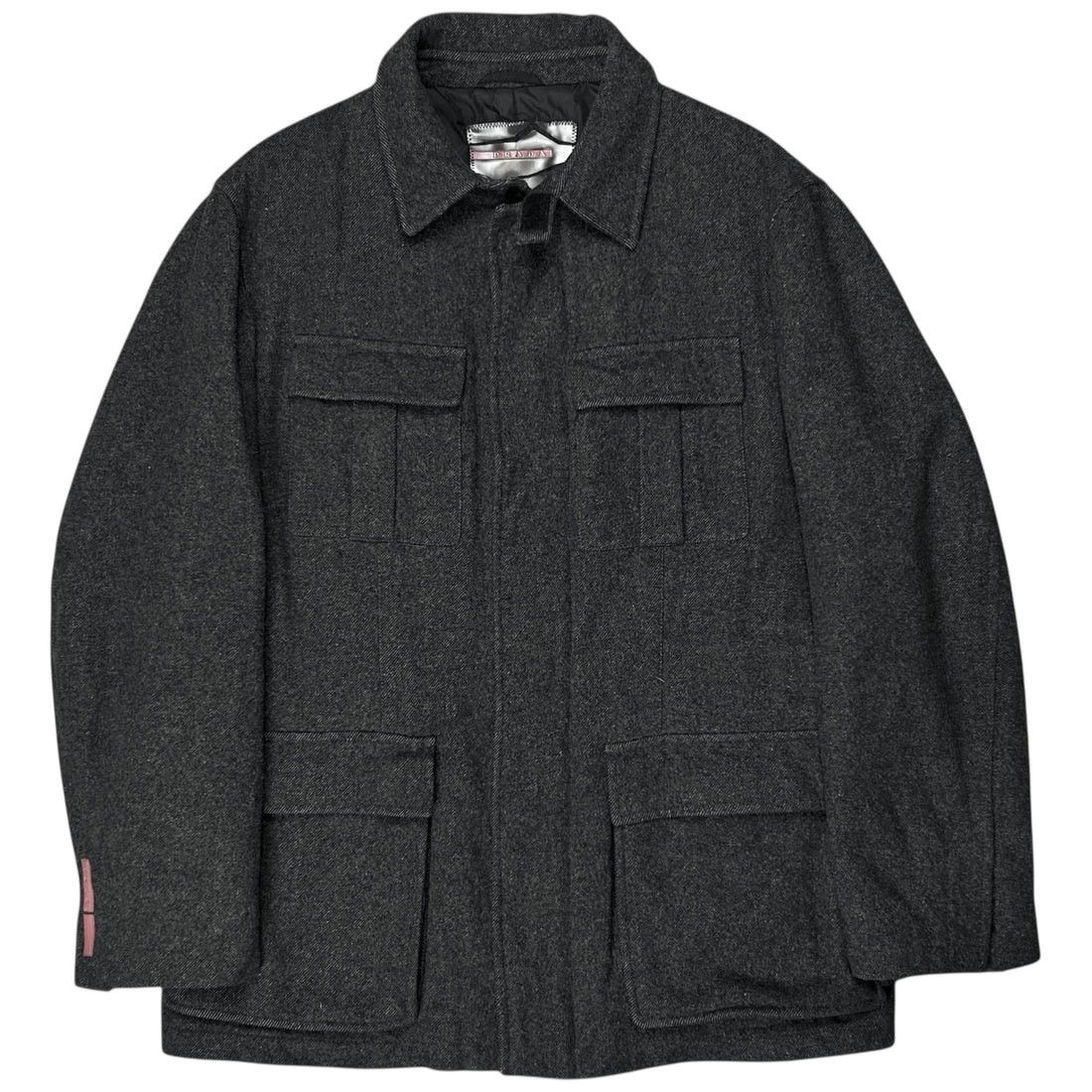 Prada Prada Velco Officer Wool Jacket Size US XL / EU 56 / 4 - 1 Thumbnail