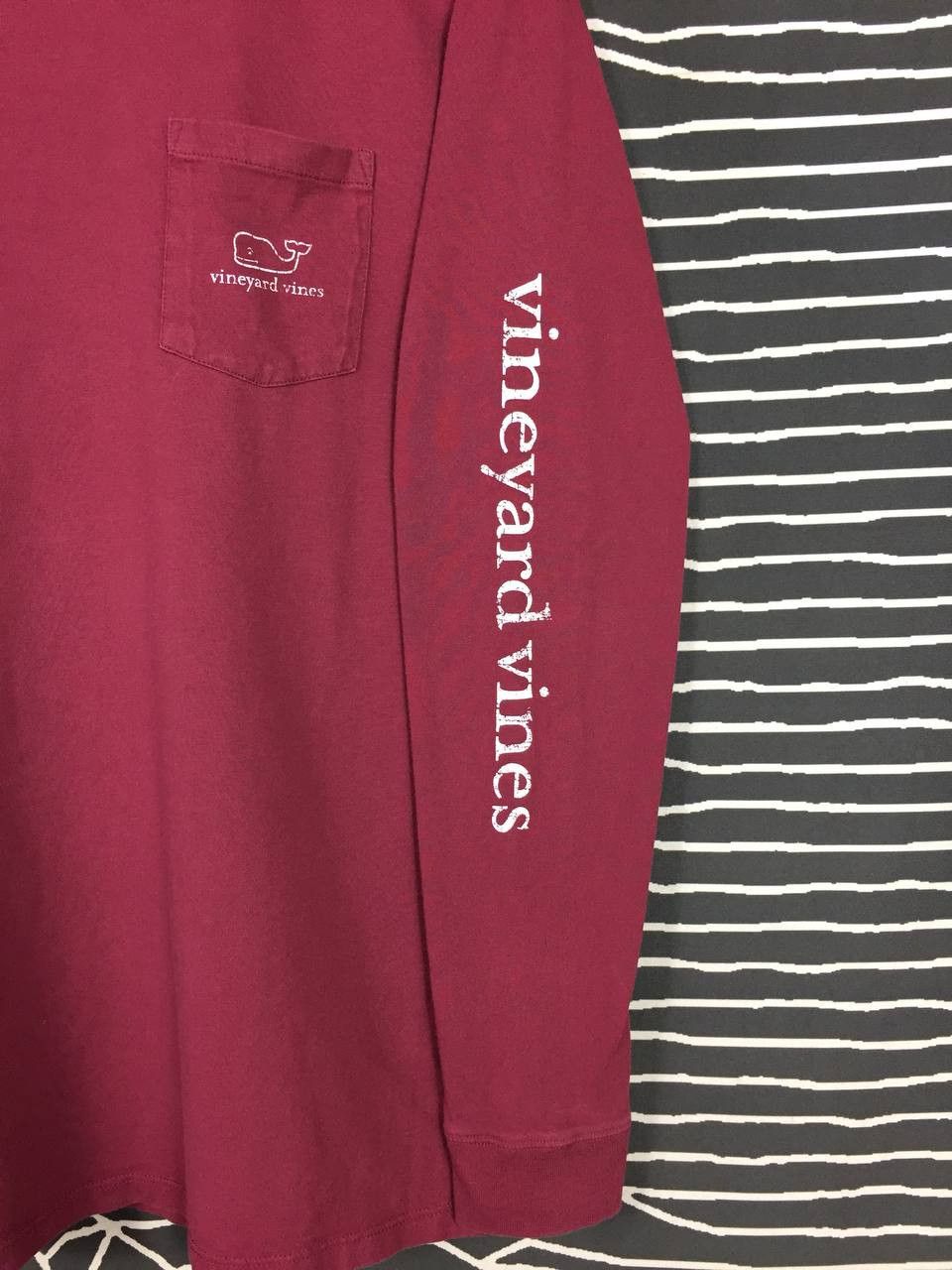 Vineyard Vines Vineyard Vines Burgee Whale Logo Longsleeve Pocket Tee Size US XL / EU 56 / 4 - 6 Thumbnail