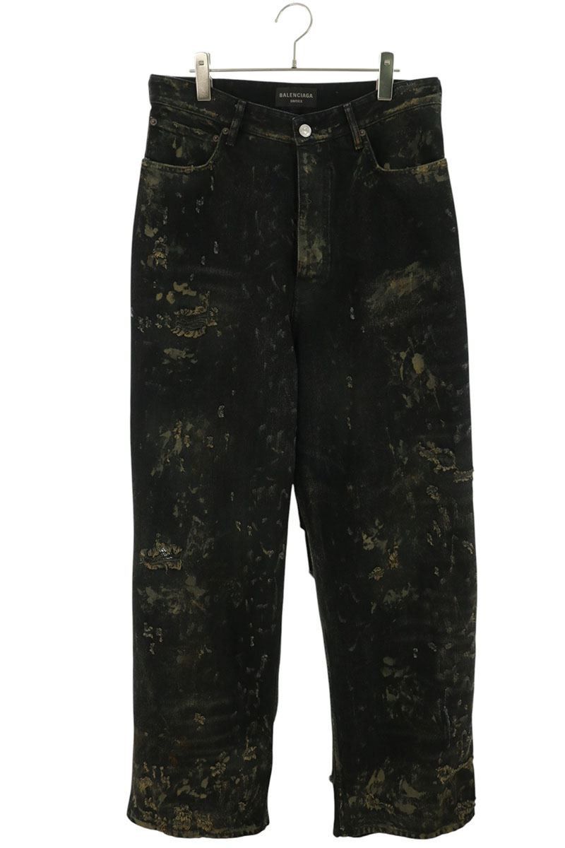 Balenciaga × VTMNTS × Vetements Vetements Destroyed Black Baggy