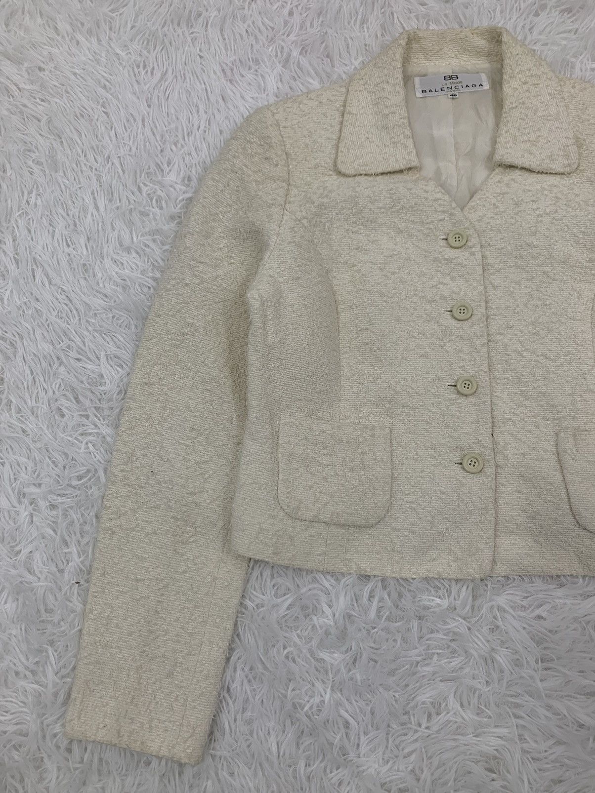 Balenciaga Balenciaga Cropped Jacket Size S / US 4 / IT 40 - 3 Thumbnail