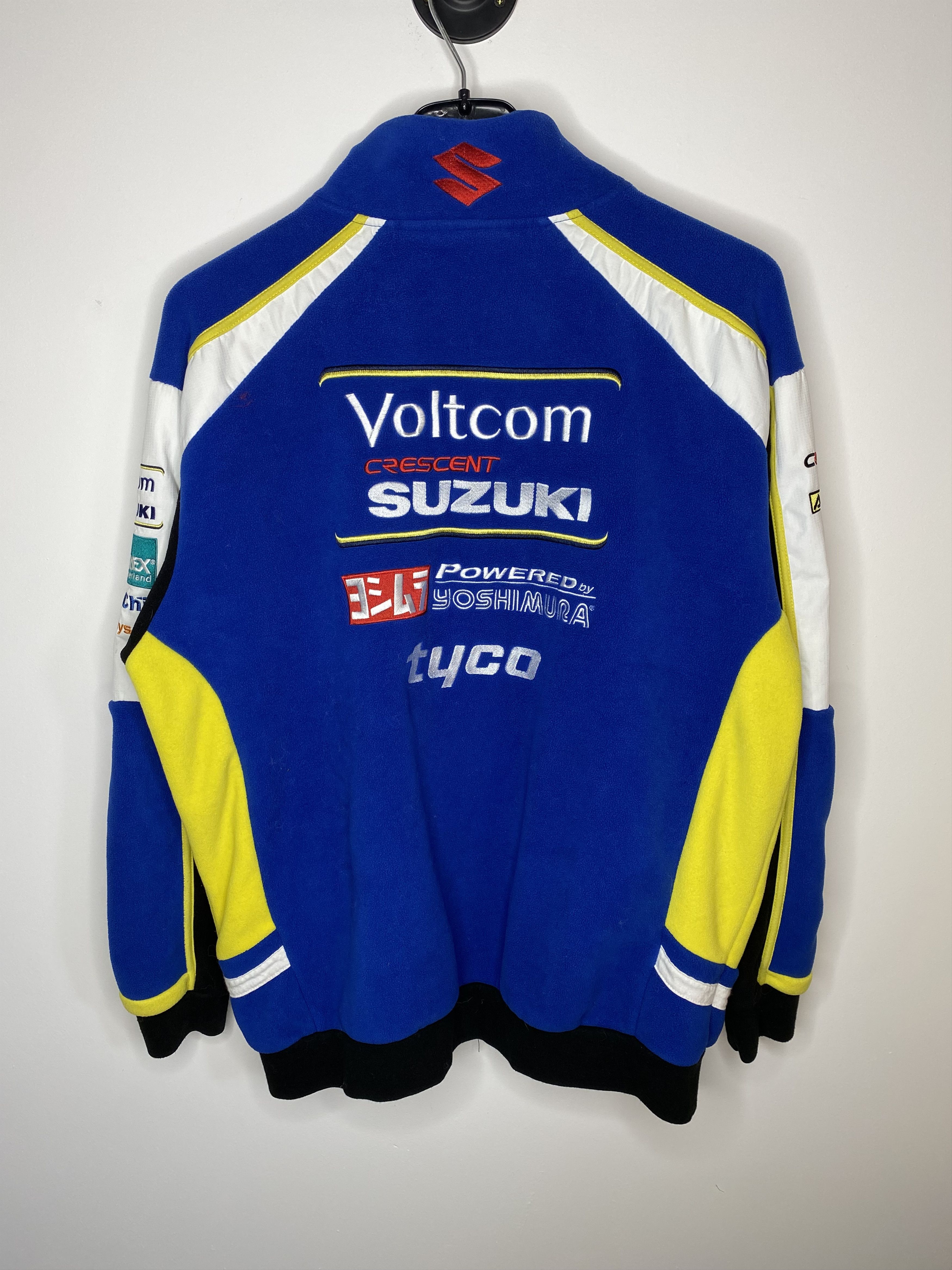 Honda SUZUKI TEAM COLLECTION TYCO MOTO RACING GSX-R FLEECE JACKET Size US L / EU 52-54 / 3 - 2 Thumbnail