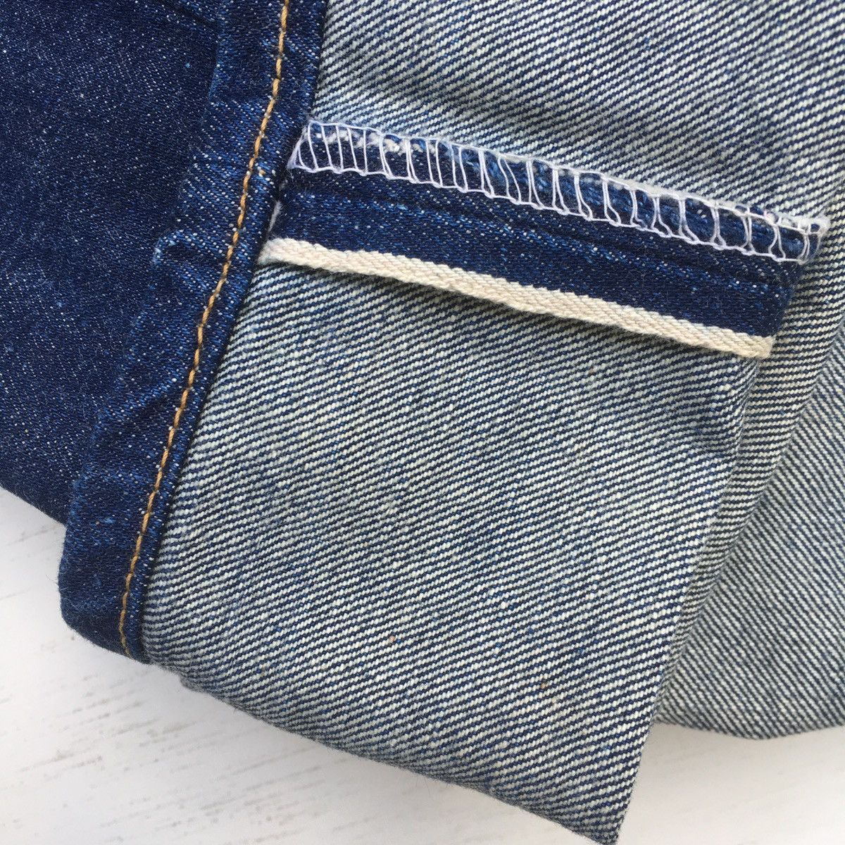 Big John × Vintage 70s VINTAGE BIG JOHN HALF SELVEDGE BUSHPANTS JEANS Size US 28 / EU 44 - 4 Thumbnail