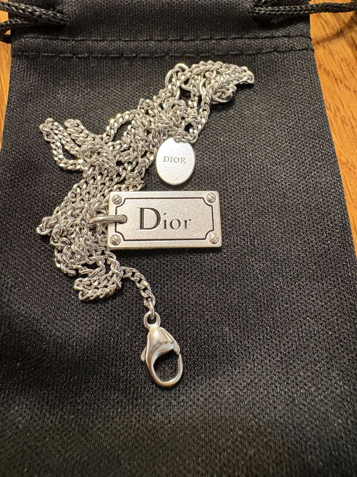 Dior Dior 925 Silver Necklace Size ONE SIZE - 2 Thumbnail