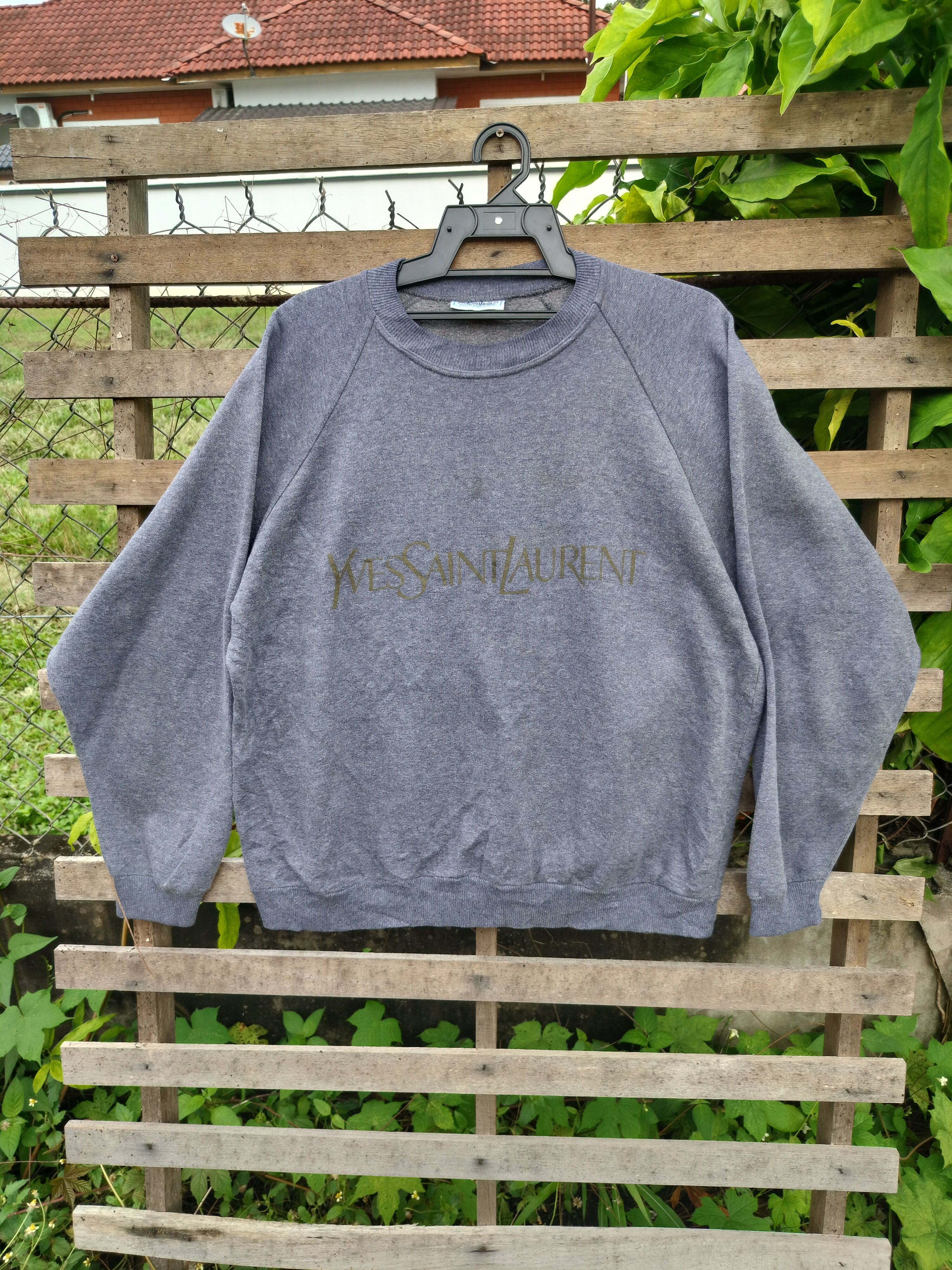 Yves Saint Laurent YVES SAINT LAURENT SWEATSHIRT Size US L / EU 52-54 / 3 - 1 Thumbnail