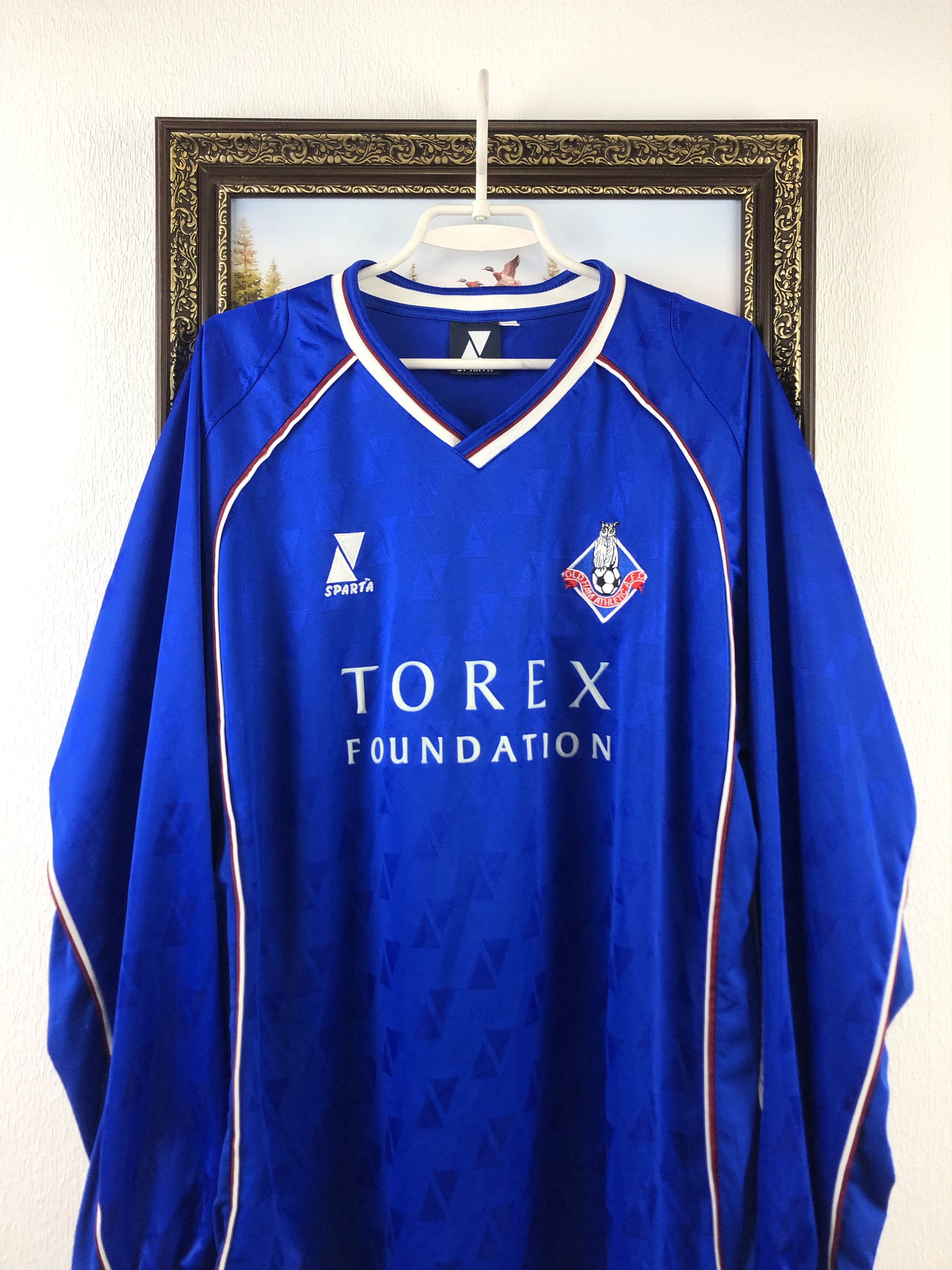Vintage Oldham Athletic football shirt Soccer Jersey Long Sleeve Size US XL / EU 56 / 4 - 2 Thumbnail