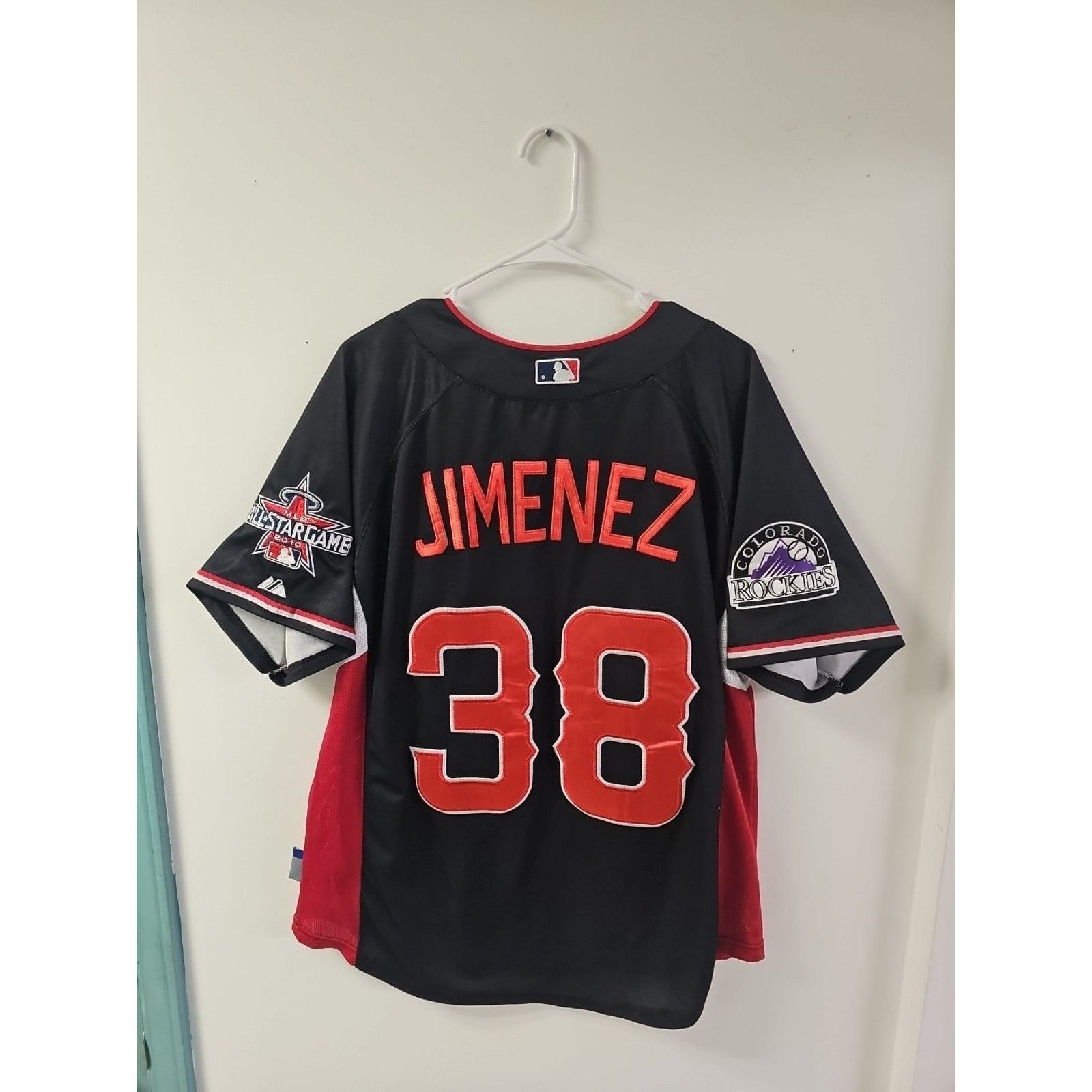 Majestic Ubaldo Jimenez #38 Rockies 2010 MLB All Star Game Jersey Size US XL / EU 56 / 4 - 9 Thumbnail