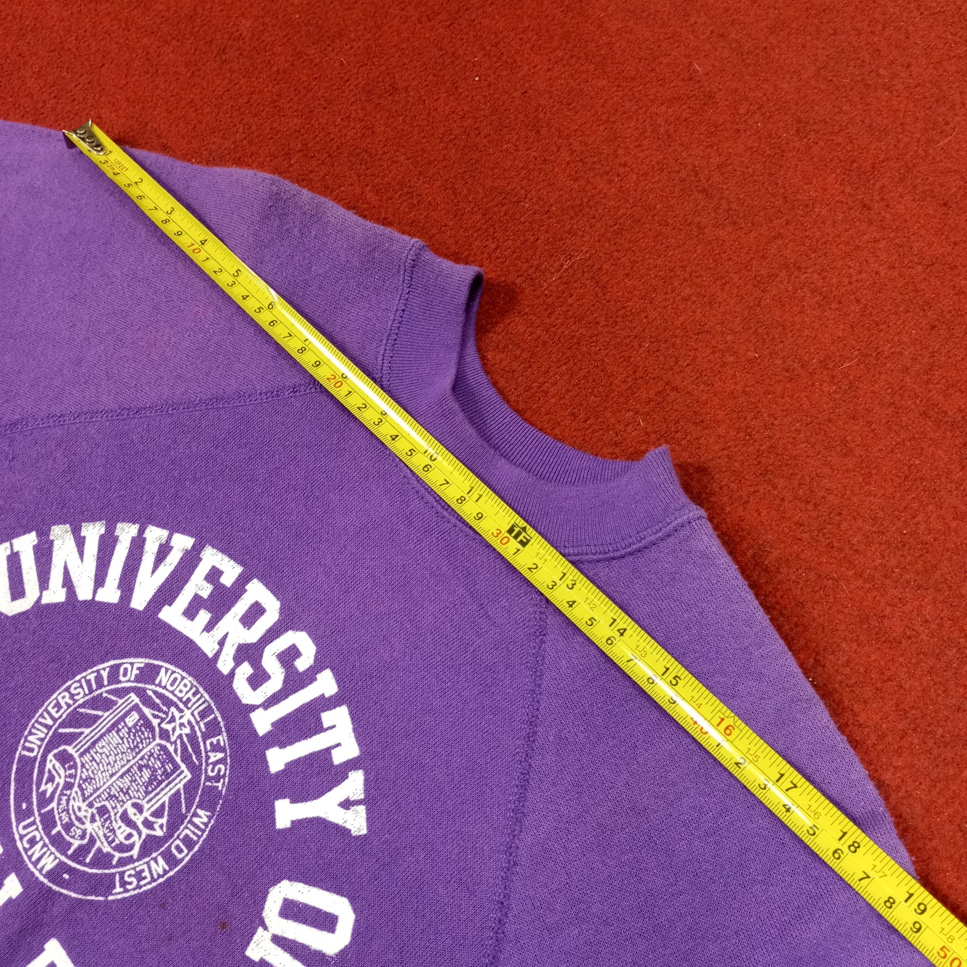Tultex × Vintage University Of Nobhill East And Wild West Tultex Sweatshirt Size US S / EU 44-46 / 1 - 11 Thumbnail